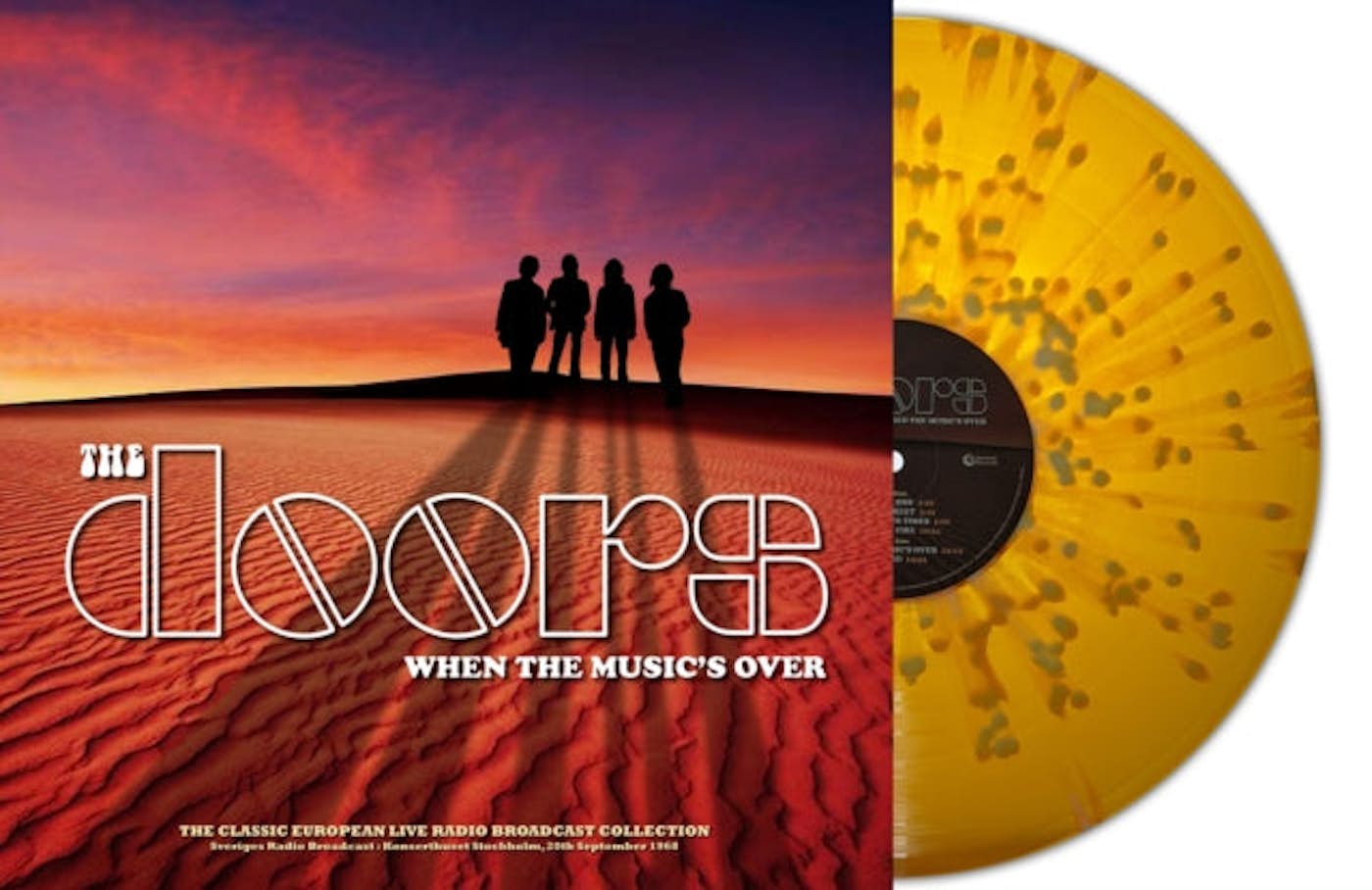 The Doors LP When The Musics Over Stockholm 1968 (Orange/White