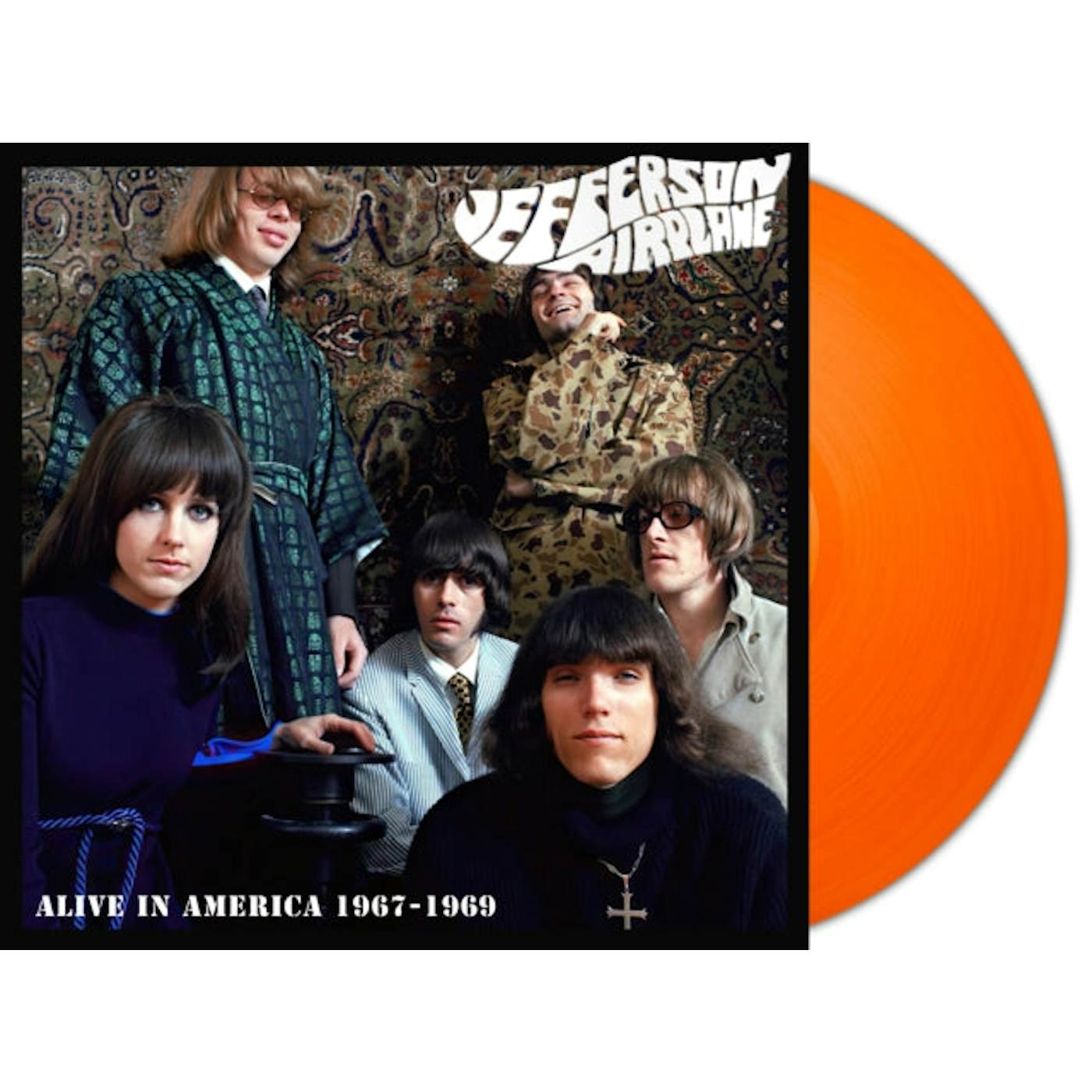 Jefferson Airplane LP - Alive In America 1967-1969 (Orange Vinyl)