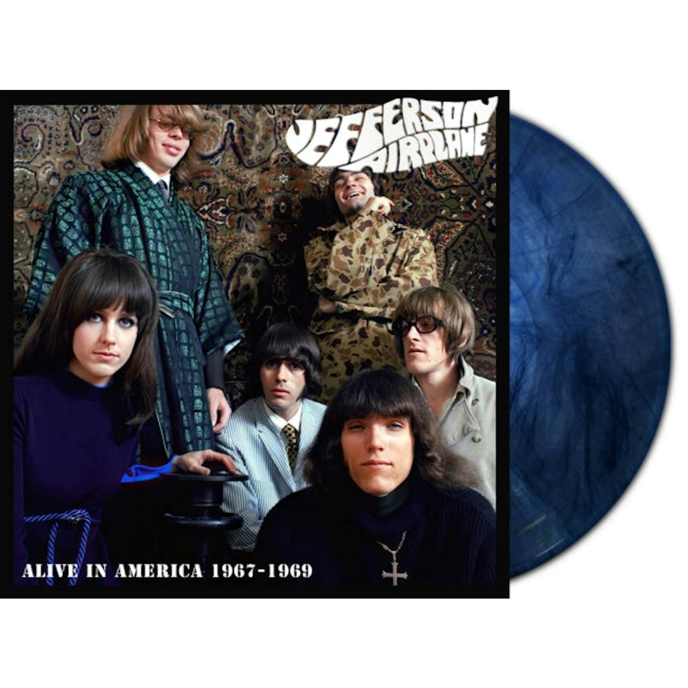 Jefferson Airplane LP - Alive In America 1967-1969 (Blue Marble Vinyl)