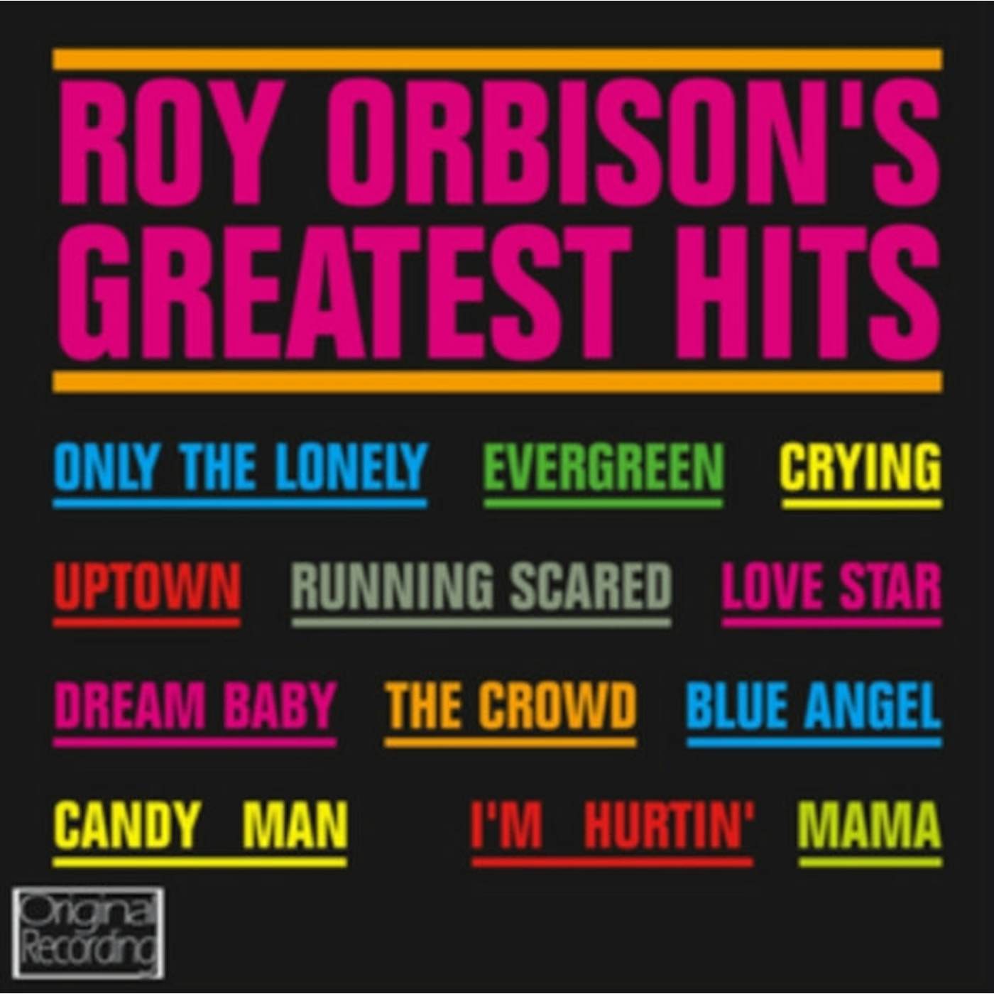 Roy Orbison CD - Roy Orbison's Greatest Hits
