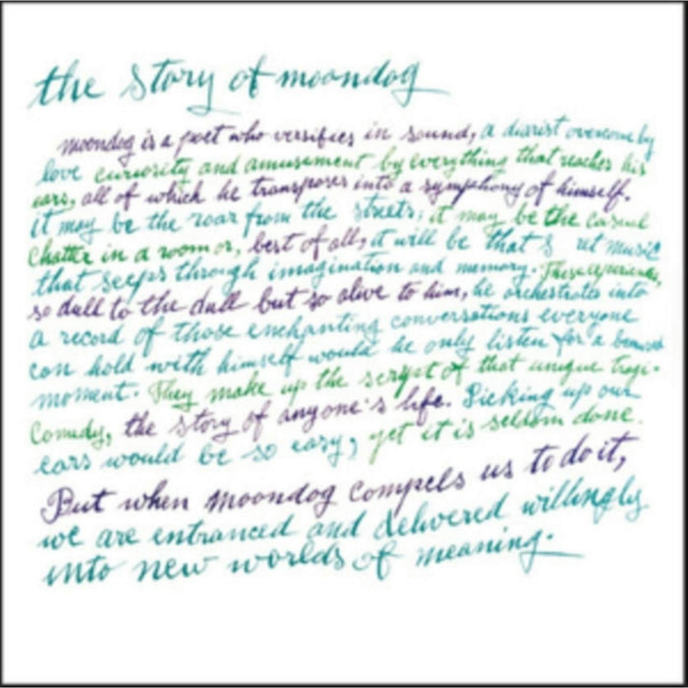 Moondog CD - Story Of Moondog