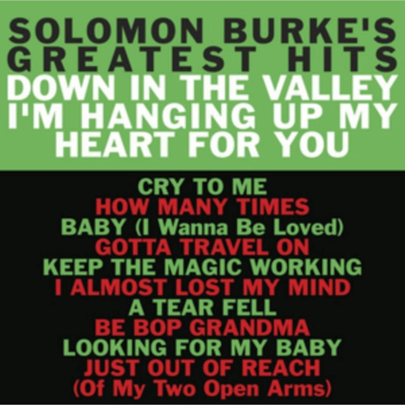Solomon Burke CD - Solomon Burke's Greatest Hits