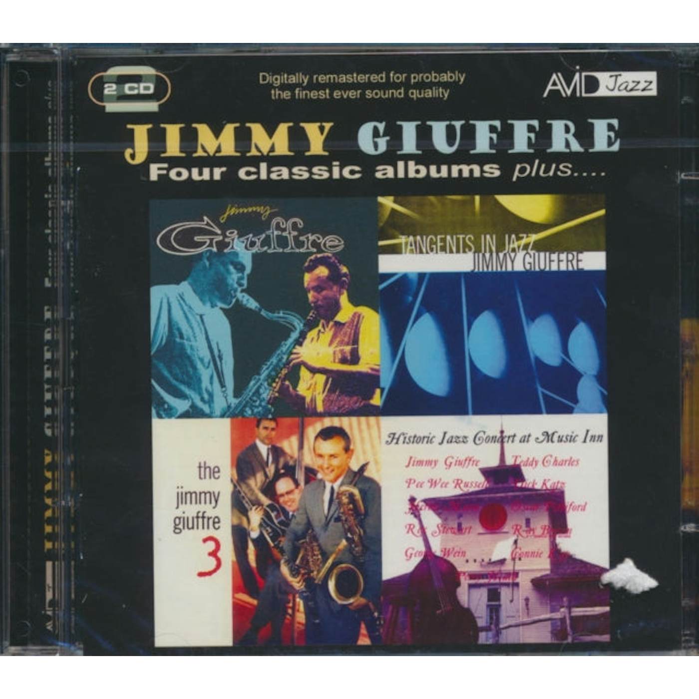 Jimmy Giuffre CD - Four Classic Albums Plus (Jimmy Giuffre / Tangents In Jazz / The Jimmy Giuffre 3 / Historic Jazz Concert At Music Inn)