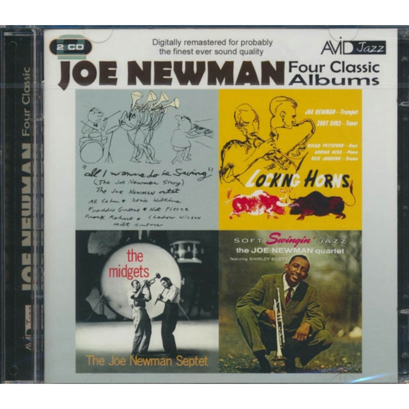 Joe Newman CD - Four Classic Albums (Locking Horns / All I Wanna Do Is Swing / The Midgets / Soft Swingin' Jazz)