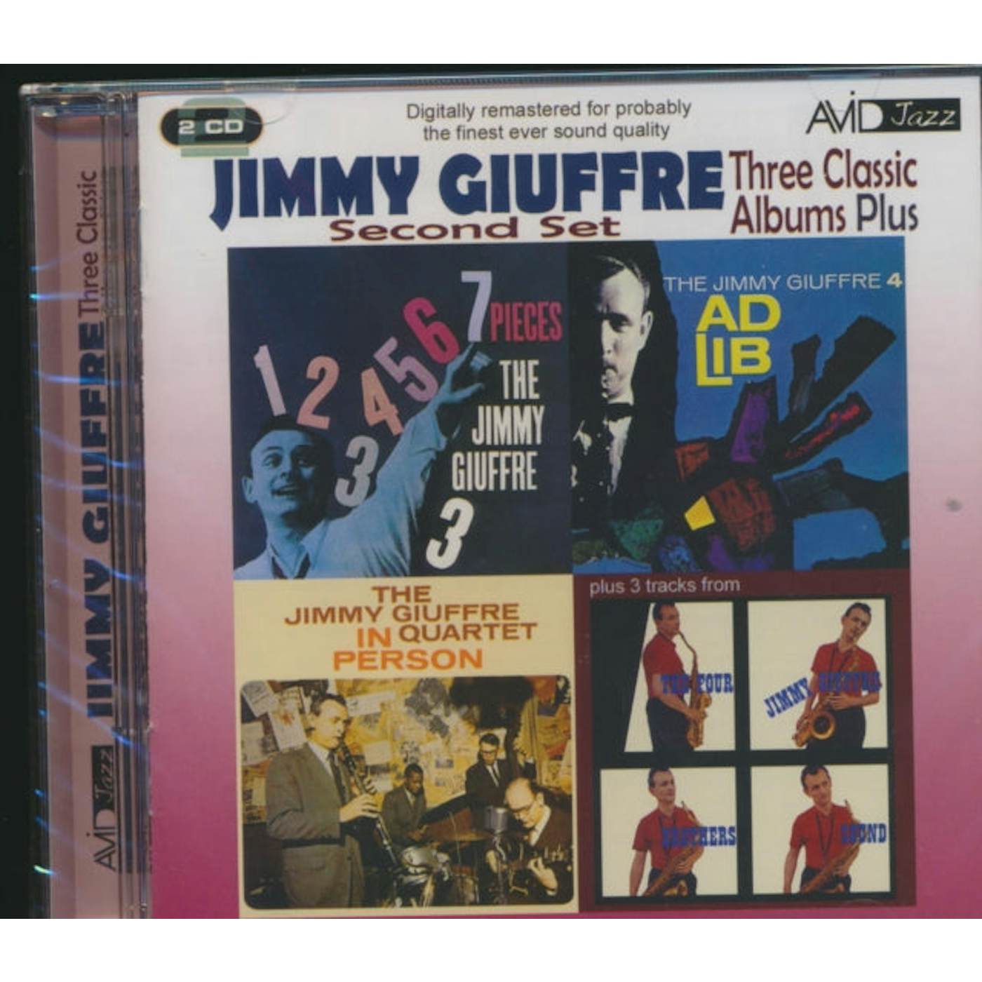 Jimmy Giuffre CD - Three Classic Albums Plus (7 Pieces / Ad Lib / In Person)