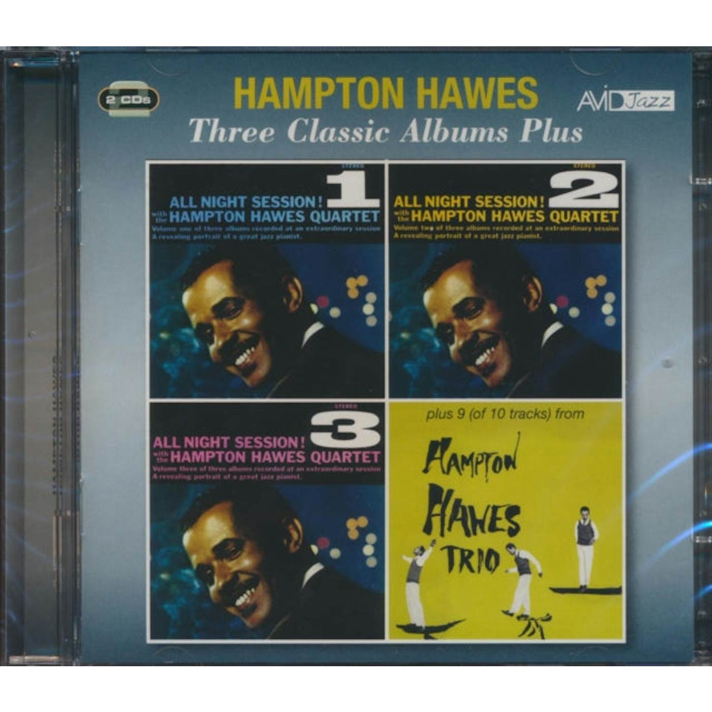 Hampton Hawes CD - Three Classic Albums Plus (All Night Session Vol 1 / All Night Session Vol 2 / All Night Session Vol 3)