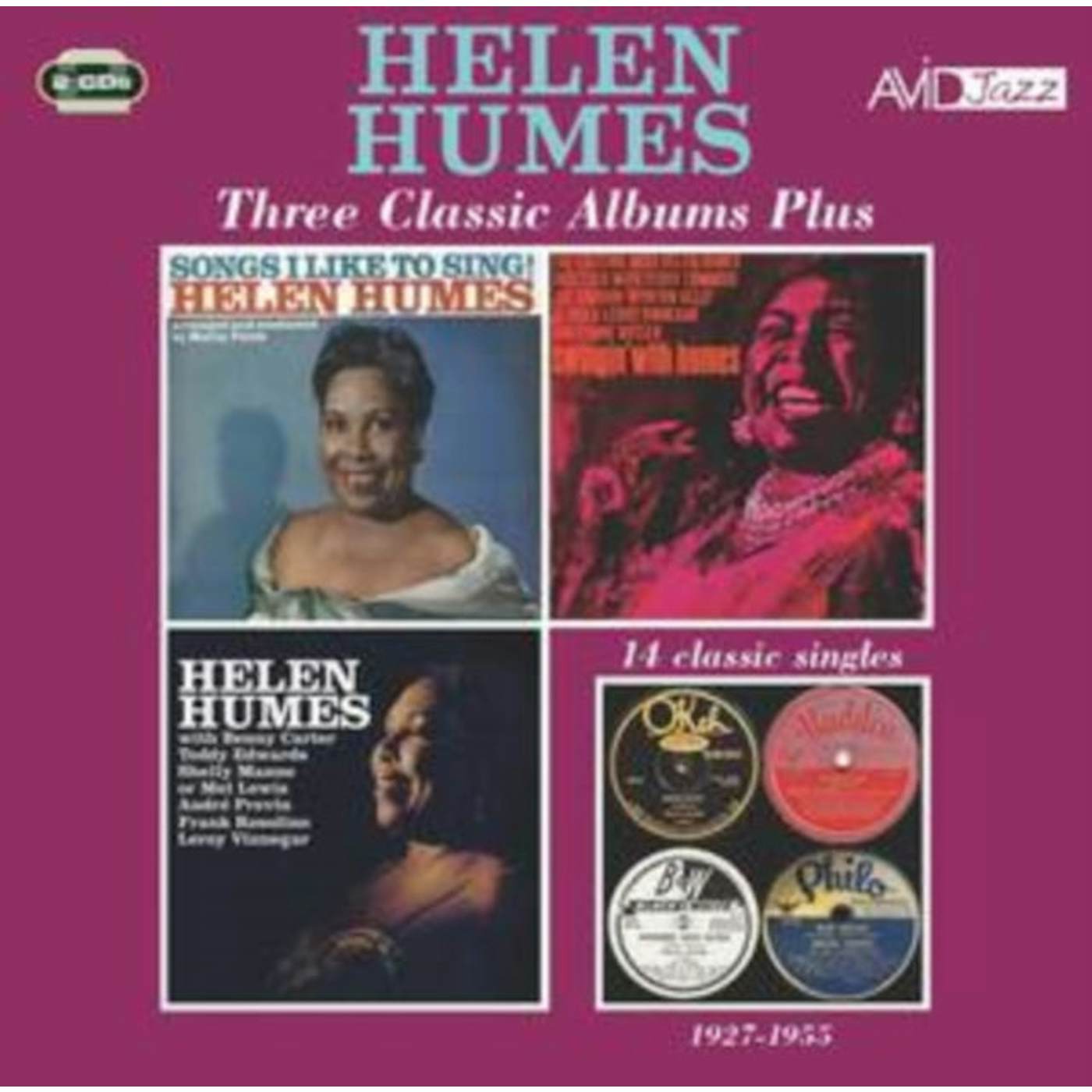 Helen Humes CD - Three Classic Albums Plus (Songs I Like To Sing! / Swingin' With Humes / Helen Humes)