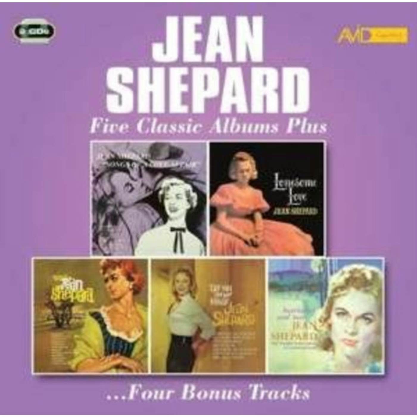 Jean Shepard CD - Five Classic Albums Plus