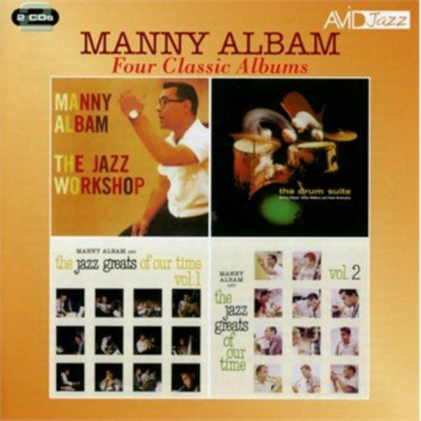 Manny Albam CD - Four Classic Albums (Jazz Workshop / The Drum Suite / The Jazz Greats Of Our Time Vol 1 / The Jazz Greats Of Our Time Vol 2)
