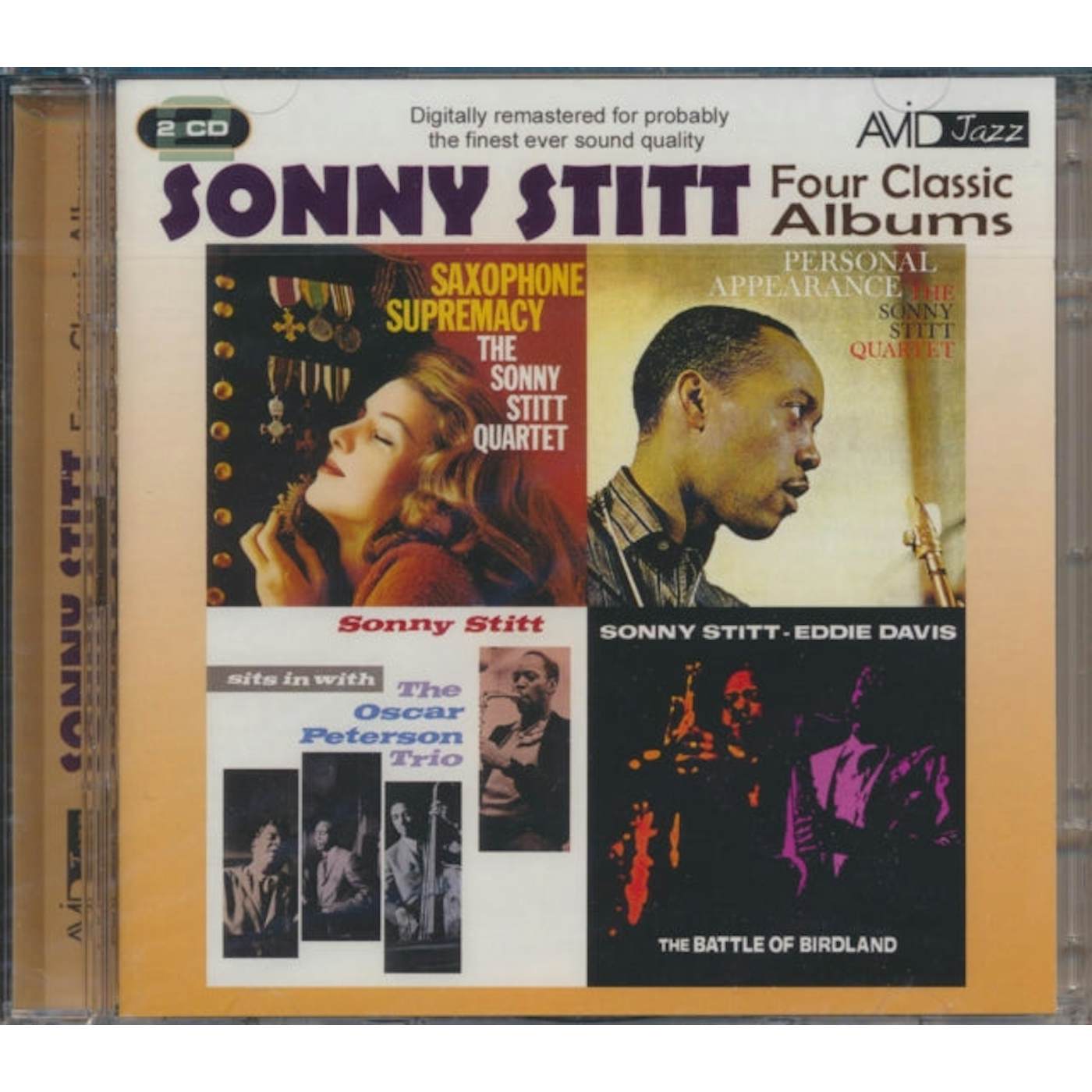 Sonny Stitt CD - Four Classic Albums (Saxophone Supremacy / Personal Appearance / Sits In With The Oscar Peterson Trio / The Battle Of Birdland)