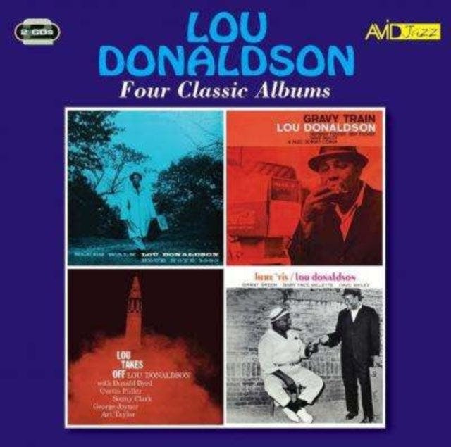 Lou Donaldson CD - Four Classic Albums (Blues Walk / Gravy Train / Lou Take  Off / Here 'Tis)