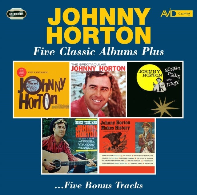 Johnny Horton CD - Five Classic Albums Plus