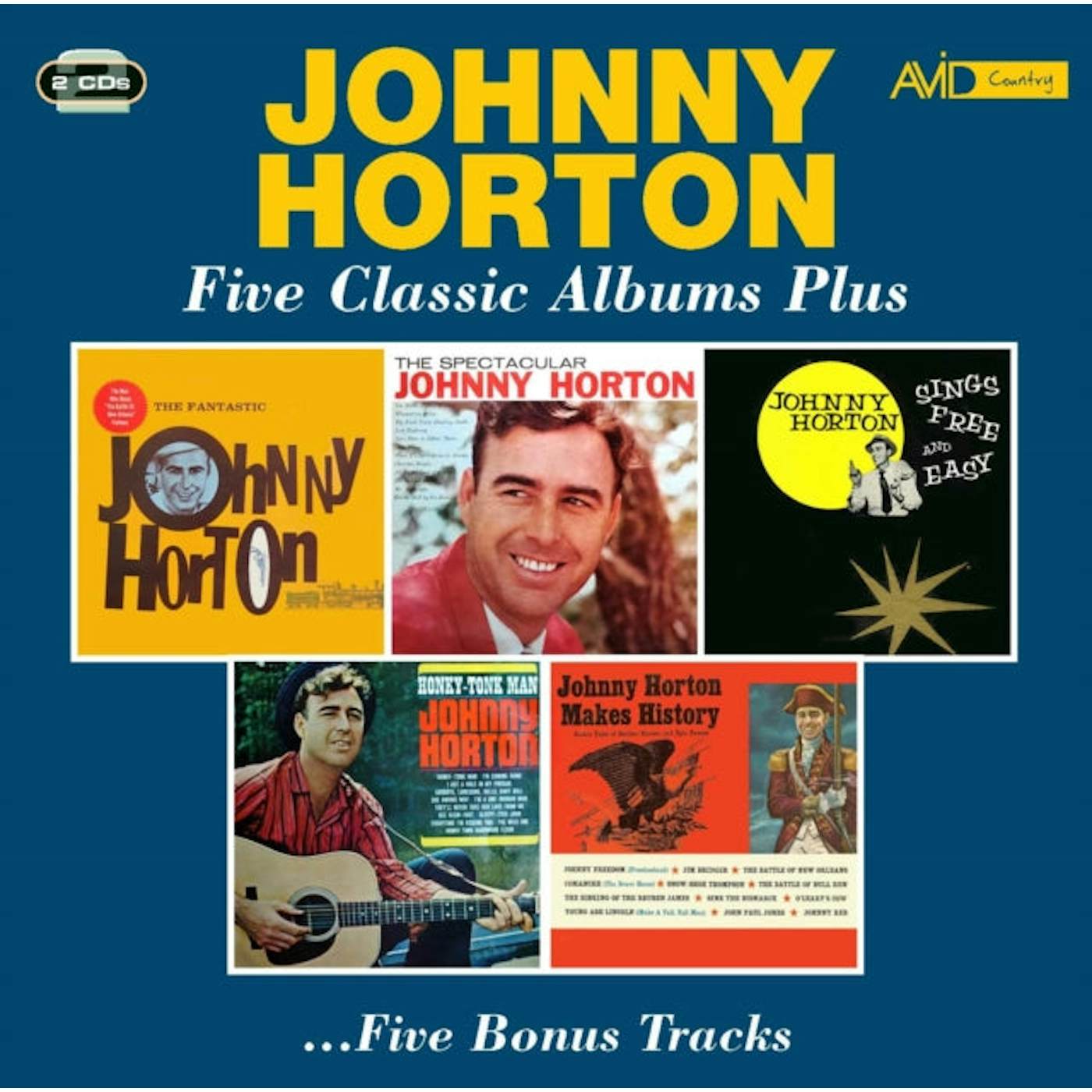 Johnny Horton CD - Five Classic Albums Plus