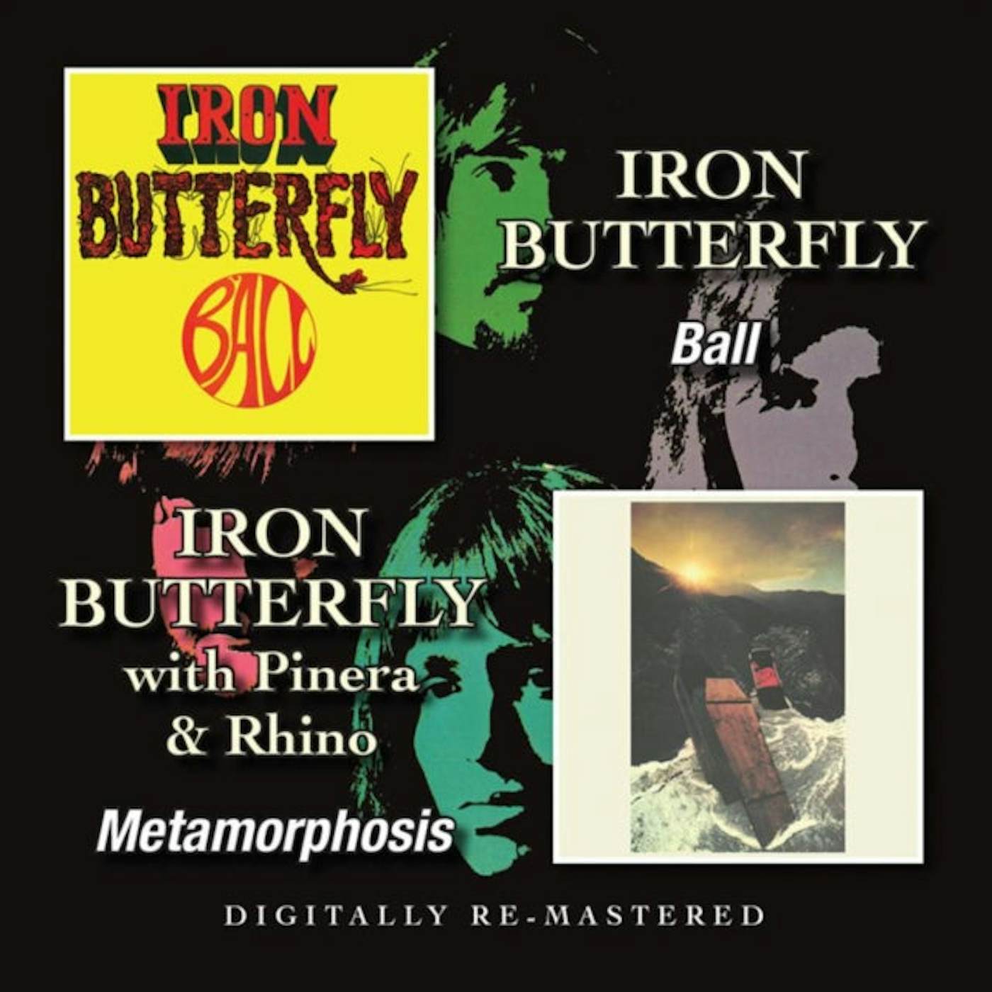 Iron Butterfly CD - Ball / Metamorphosis