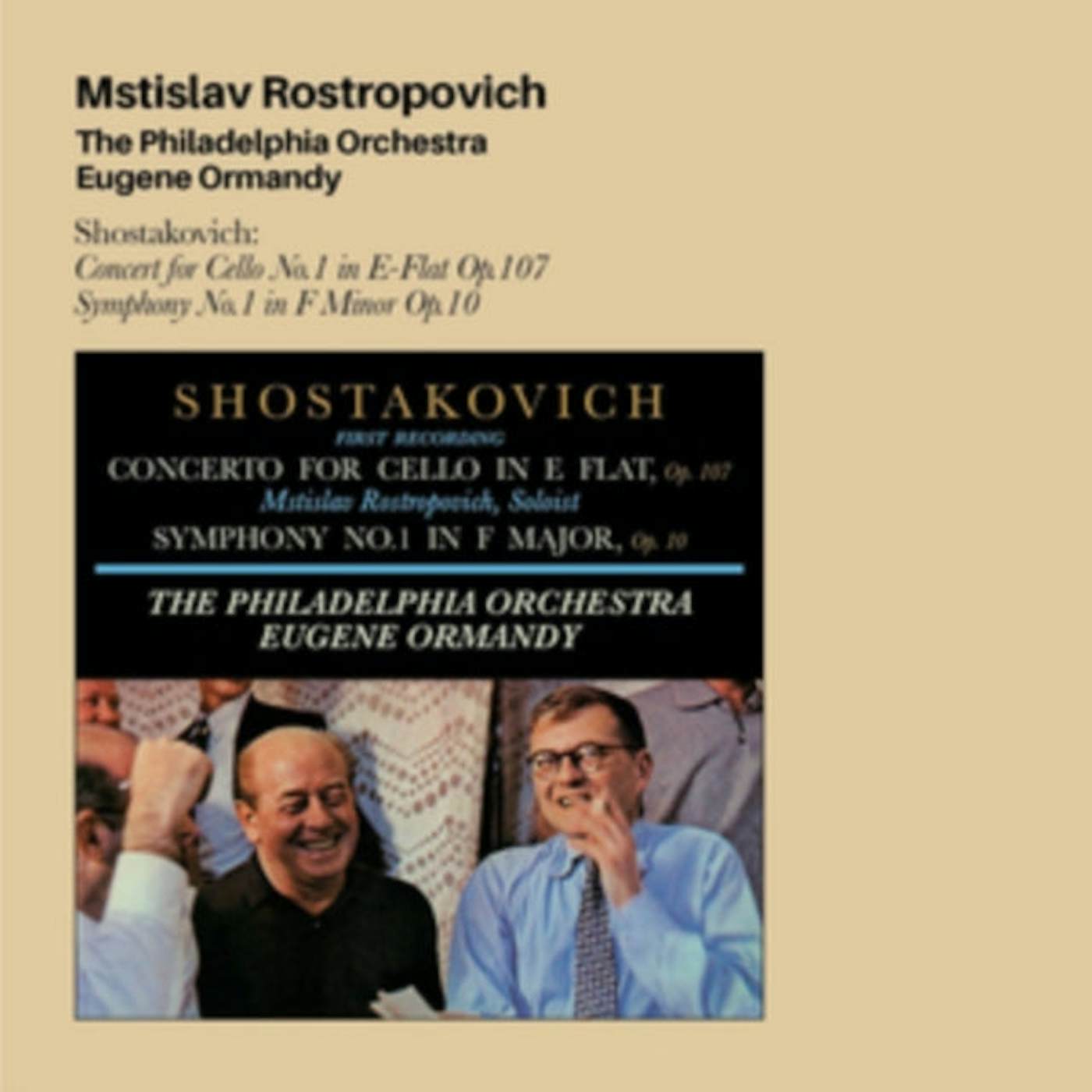 Mstislav Rostropovich CD - The Philadelphia Orchestra Eugene Ormandy