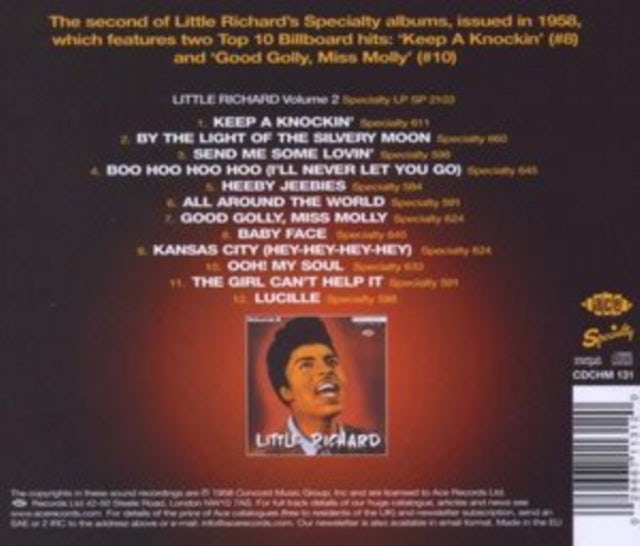 Little Richard CD - Little Richard - Vol 2