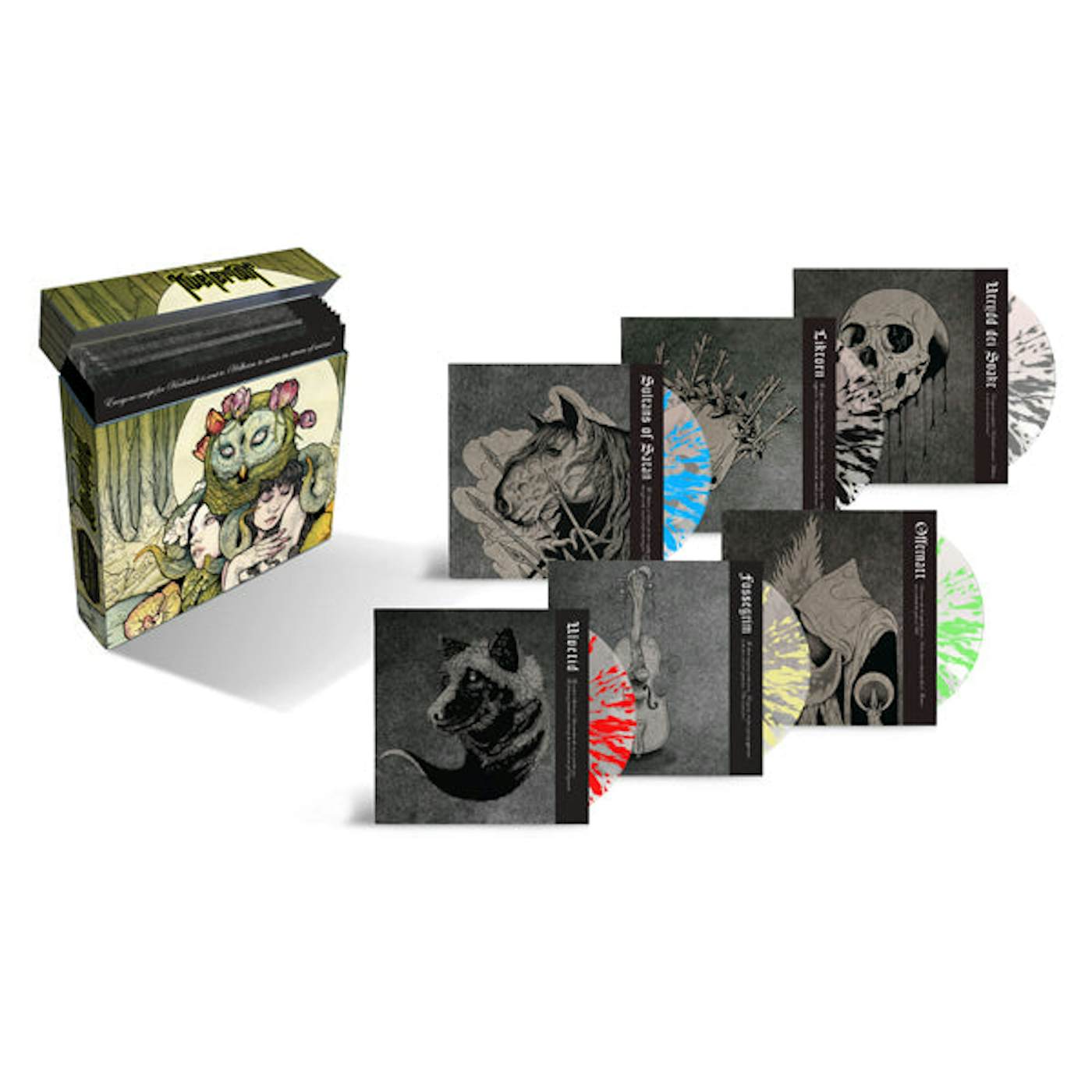 Kvelertak LP - Kvelertak (6 Disc Box Set + Patch) (Plastic Head Exclusive Splatter Vinyl)