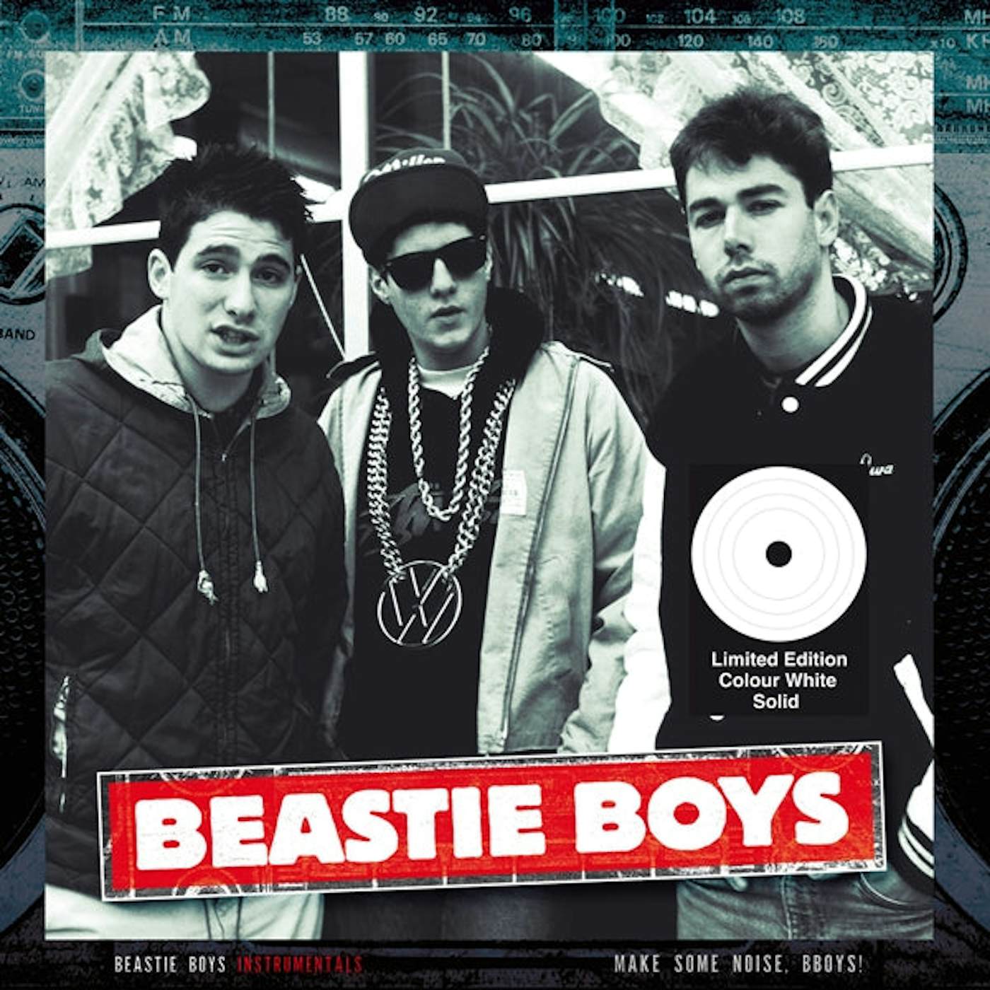 Beastie Boys LP - Make Some Noise, Bboys! - Instrumentals (White Vinyl)