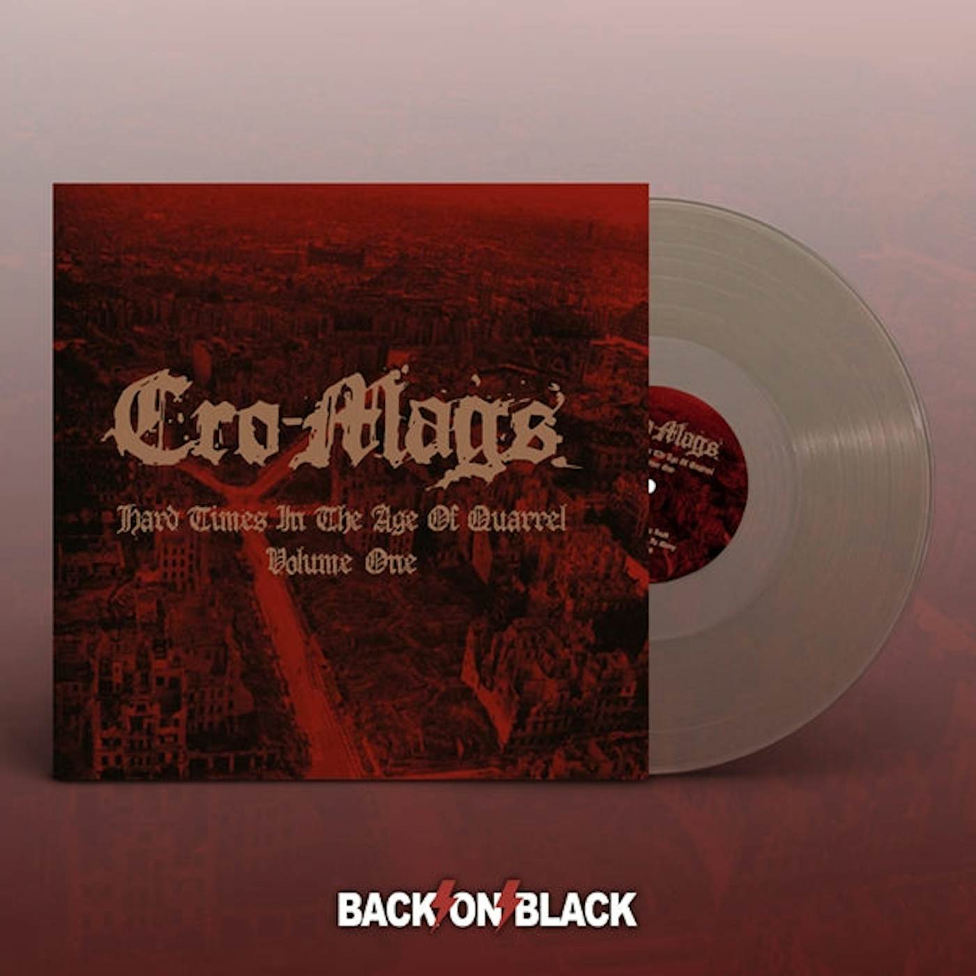 Cro-Mags LP - Hard Times In The Age Of Quarrel Vol 1 (Clear Vinyl)