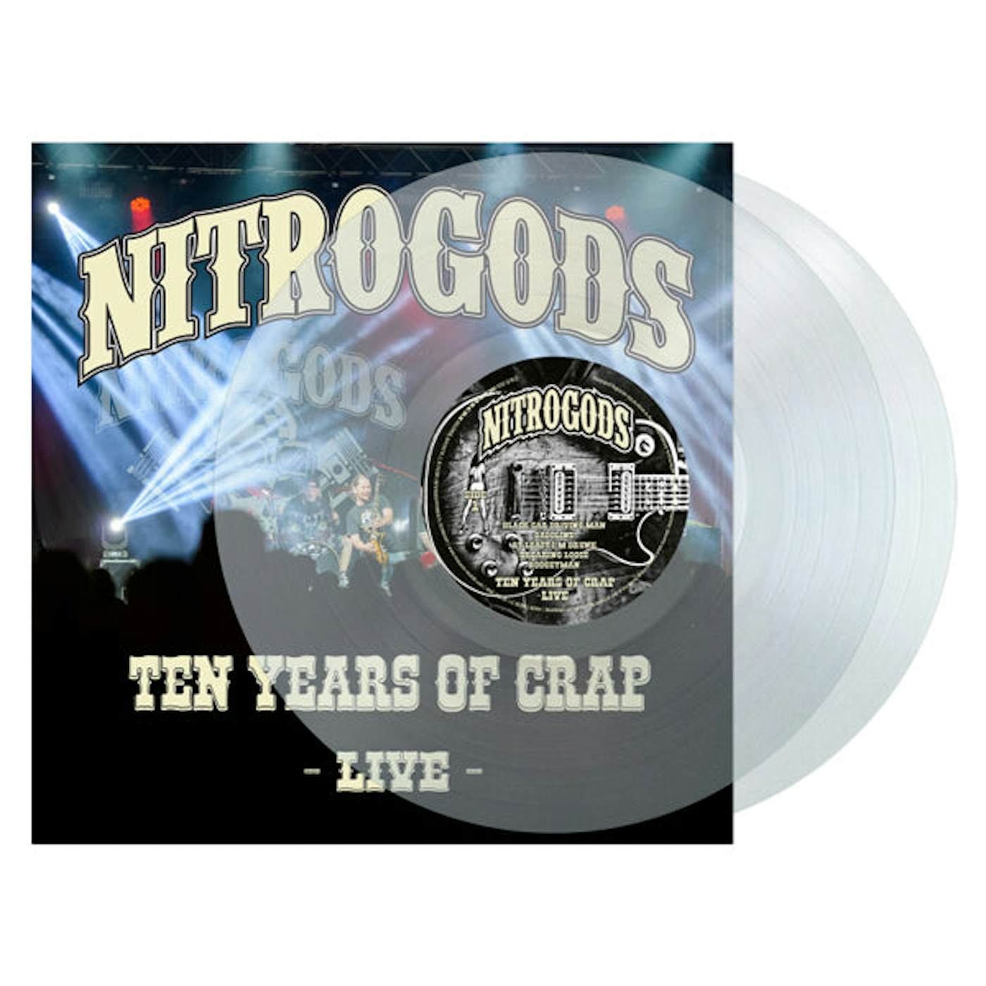 Nitrogods LP - Ten Years Of Crap (Clear Vinyl)
