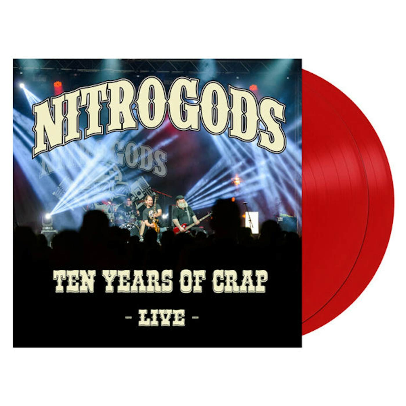 Nitrogods LP - Ten Years Of Crap (Red Vinyl)