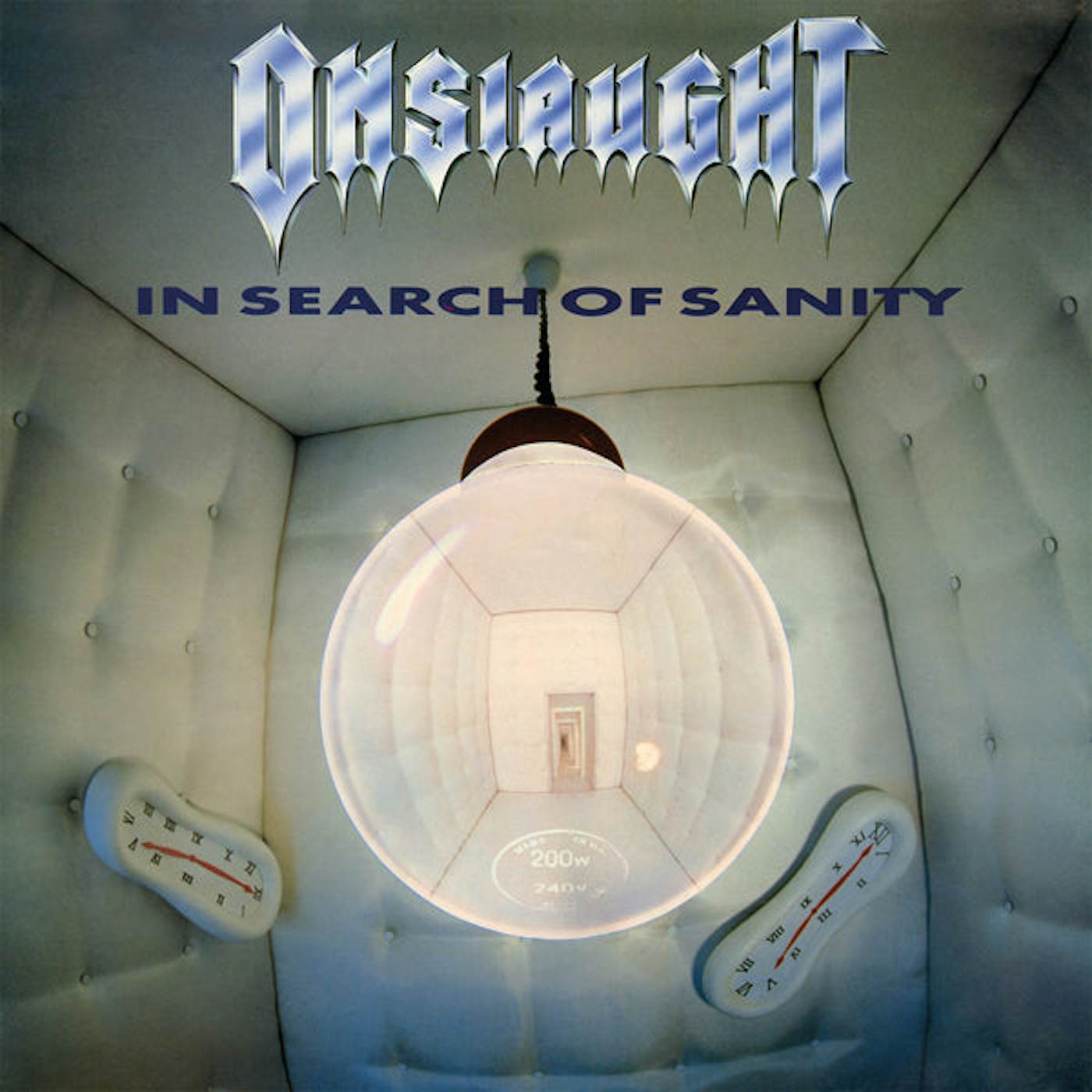 Onslaught LP - In Search Of Sanity (Grey W/ Black Splatter Vinyl)