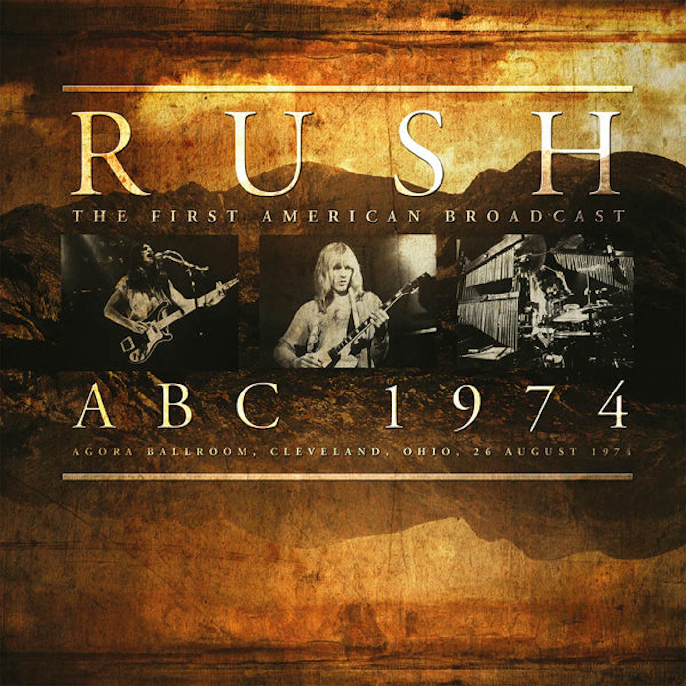Rush LP - ABC 1974 (White Vinyl)