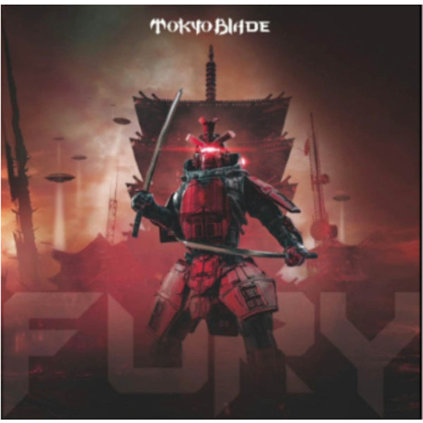 Tokyo Blade LP - Fury - 2lp Transparent Red Splatter Vinyl