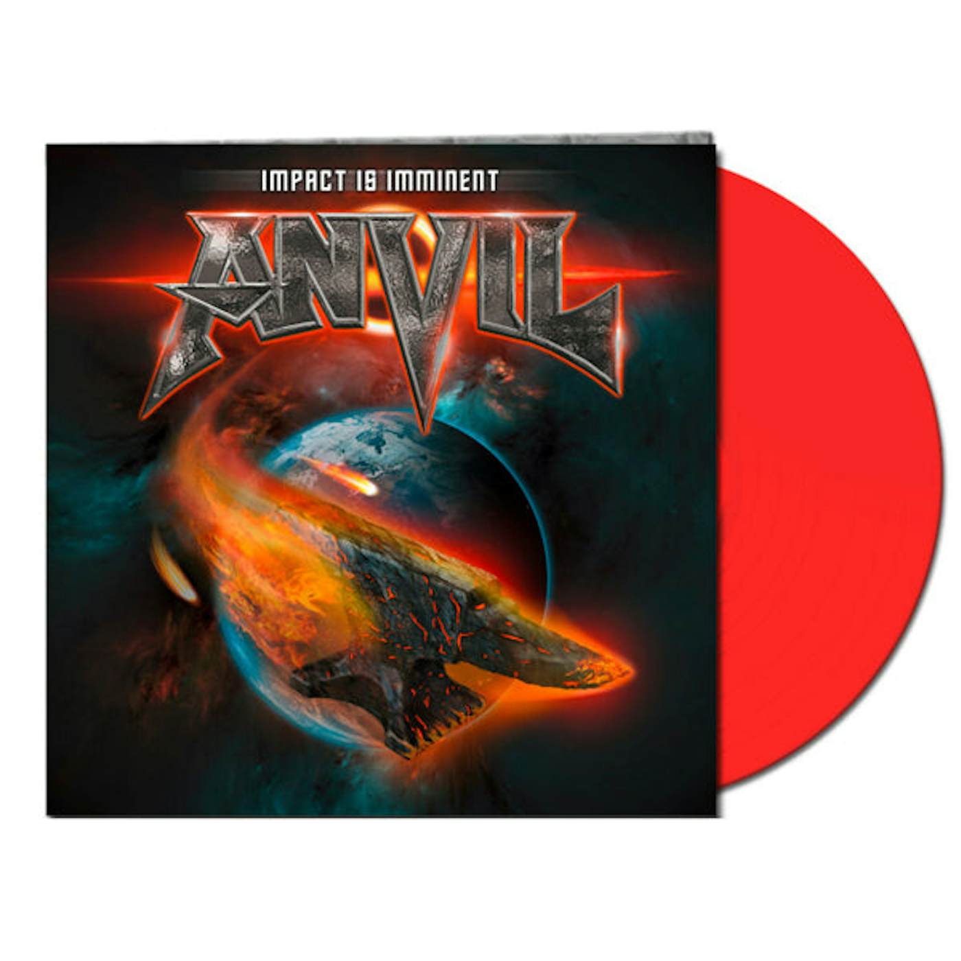 Anvil LP - Impact Is Imminent (Clear Red Vinyl)