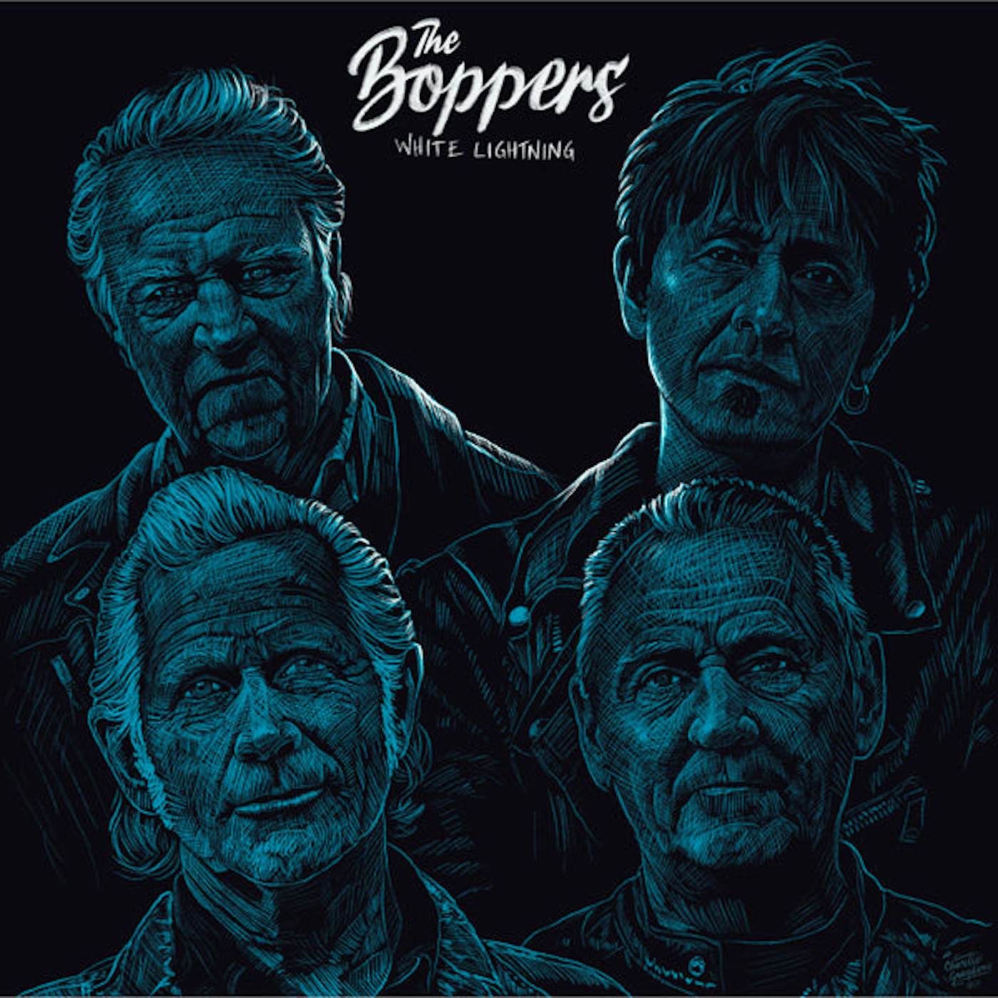 The Boppers LP - White Lightning (Vinyl)