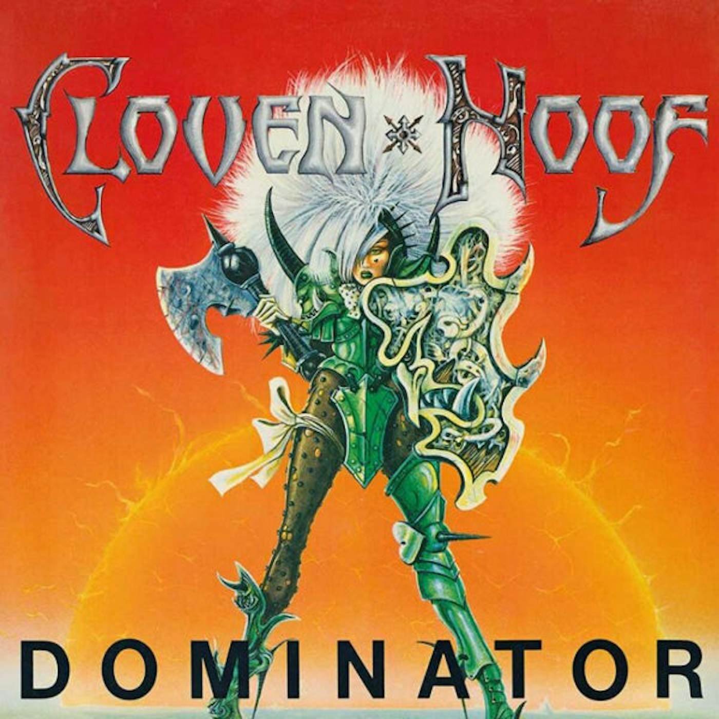 Cloven Hoof LP - Dominator (Fire Splatter Vinyl)