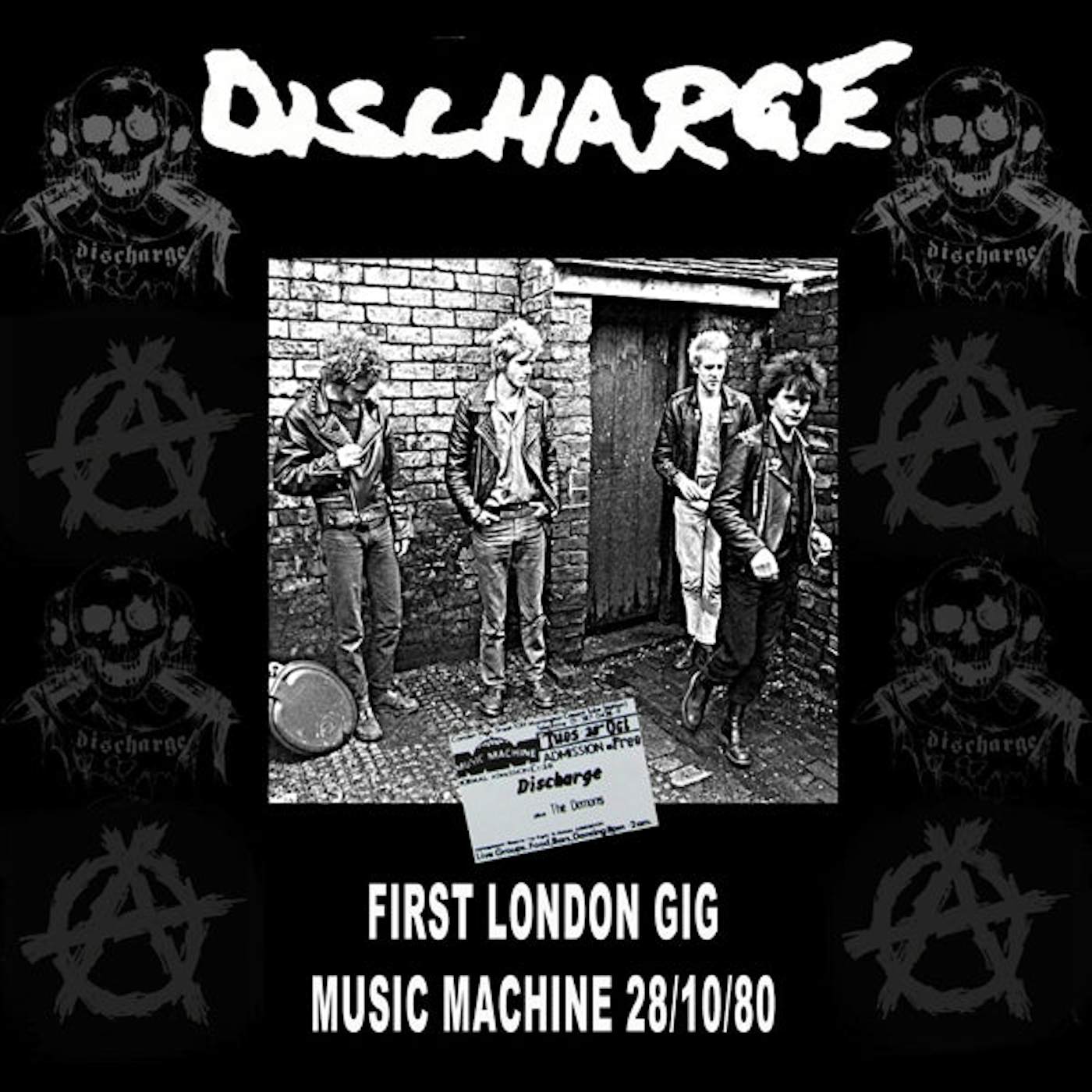 Discharge LP - Music Machine 28/10/80 - First London Gig (Transparent Purple Vinyl + Poster)