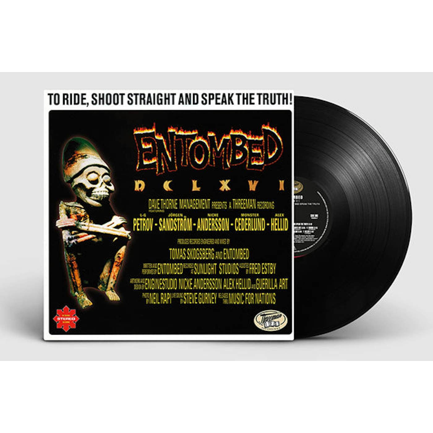 Entombed LP - Dclxvi - To Ride, Shoot Straight And Speak The Truth (Vinyl)