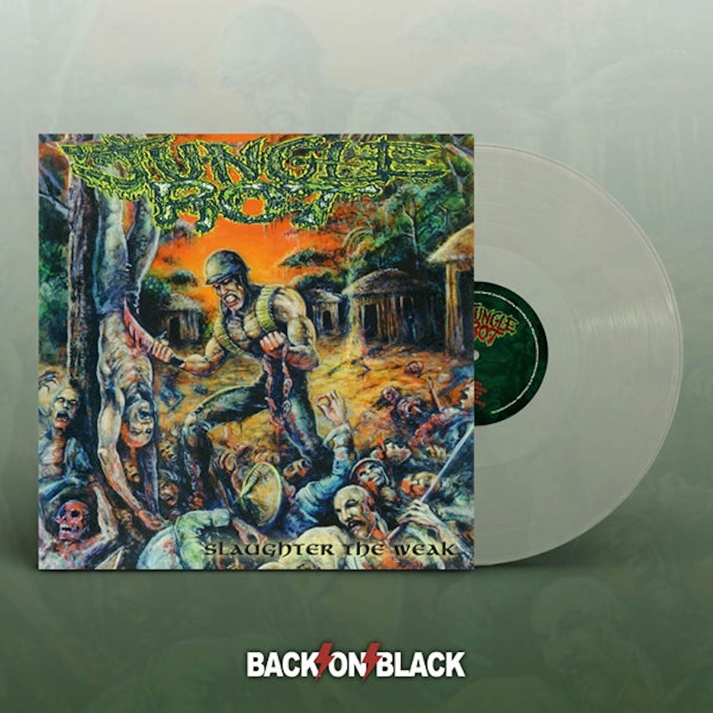 Jungle Rot LP - Slaughter The Weak (Clear Vinyl)