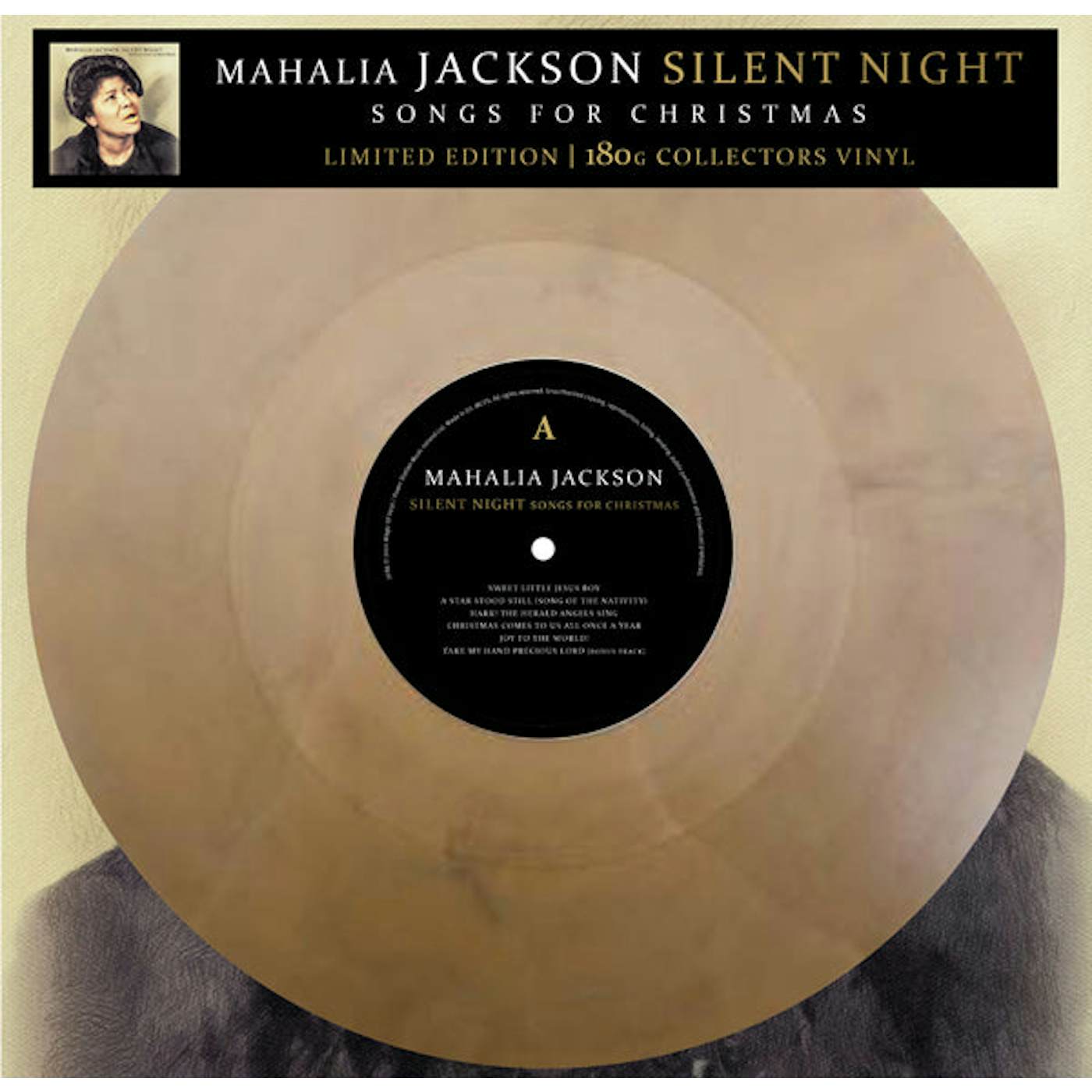 Mahalia Jackson LP - Silent Night - Songs For Christmas (Marble) (Vinyl)