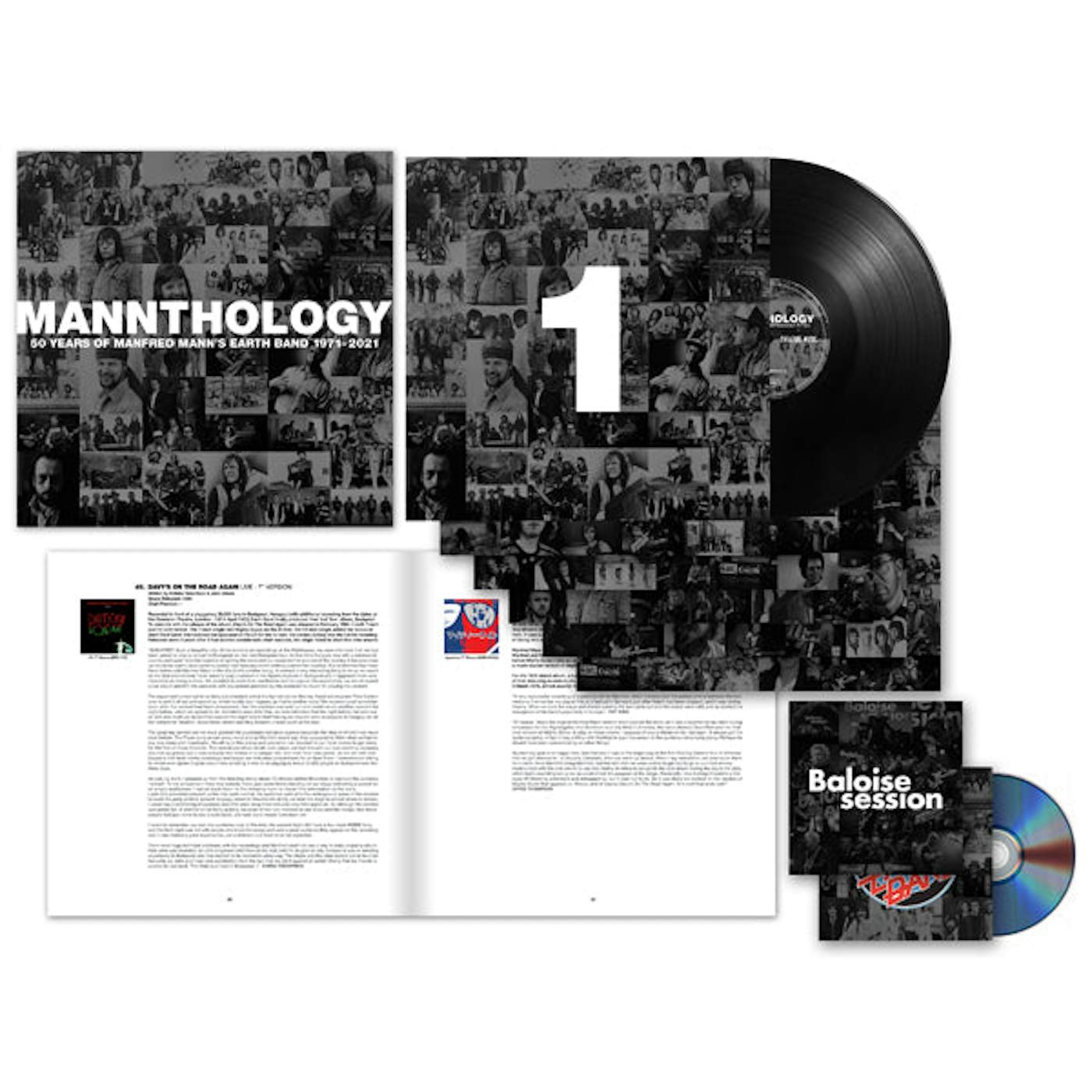 Manfred Mann's Earth Band LP - Mannthology (6lp + 2 Dvd + Book + Slipmat) (Vinyl)