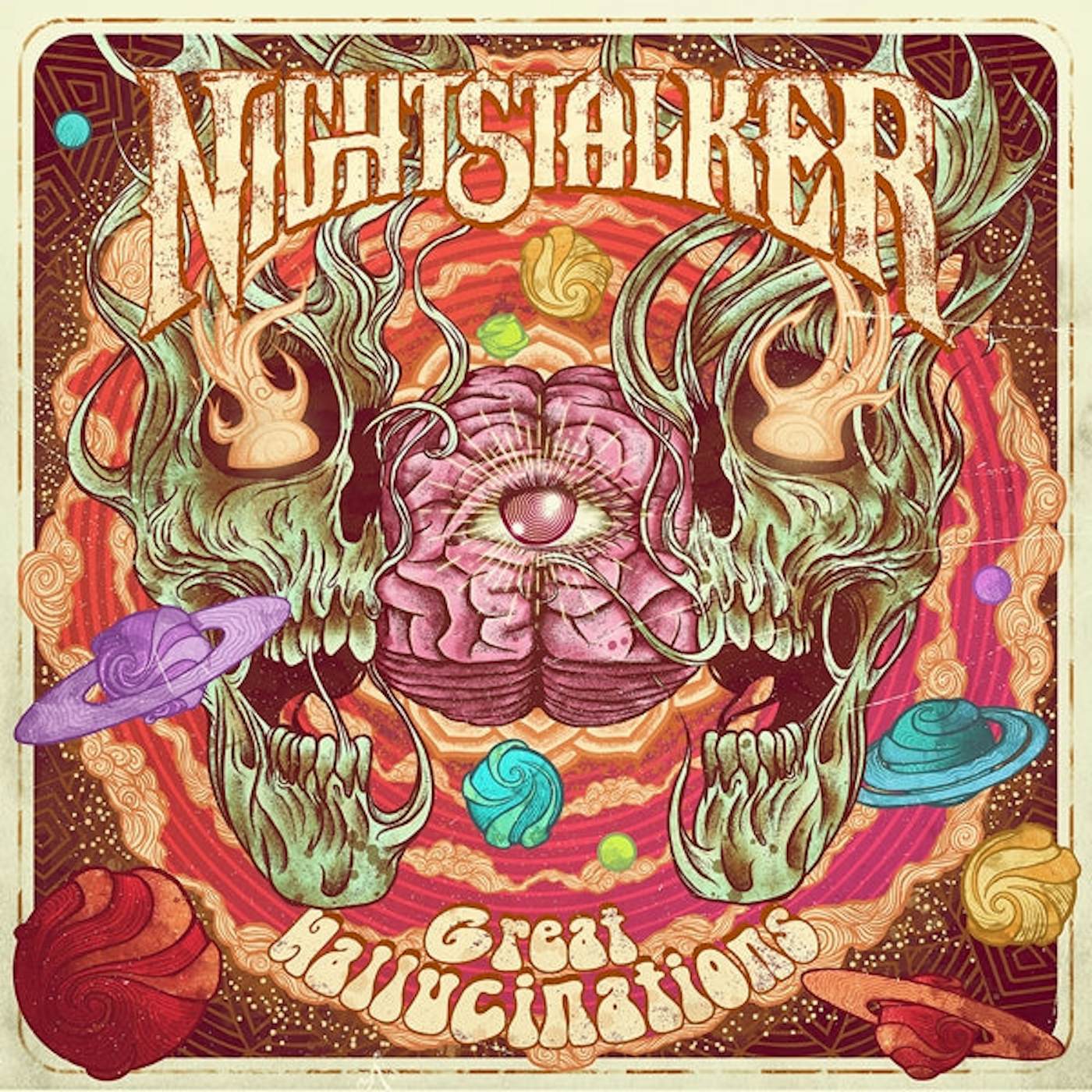 Nightstalker LP - Great Hallucinations (Coloured Vinyl)