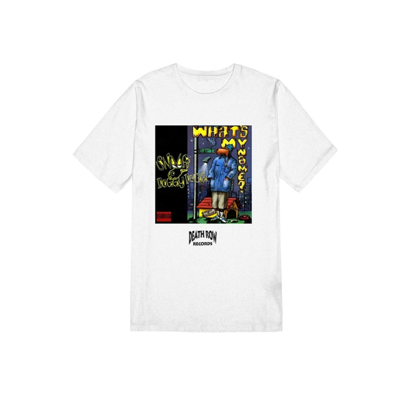 Death Row Records T Shirt - Snoop Dogg (White)
