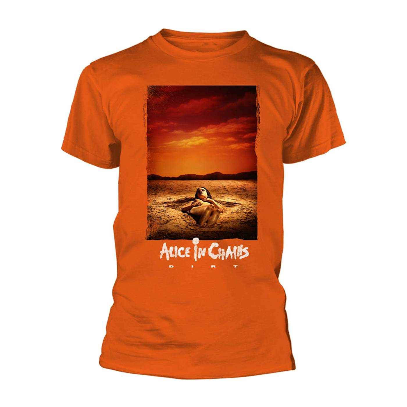 Alice In Chains T Shirt - Dirt (Orange)