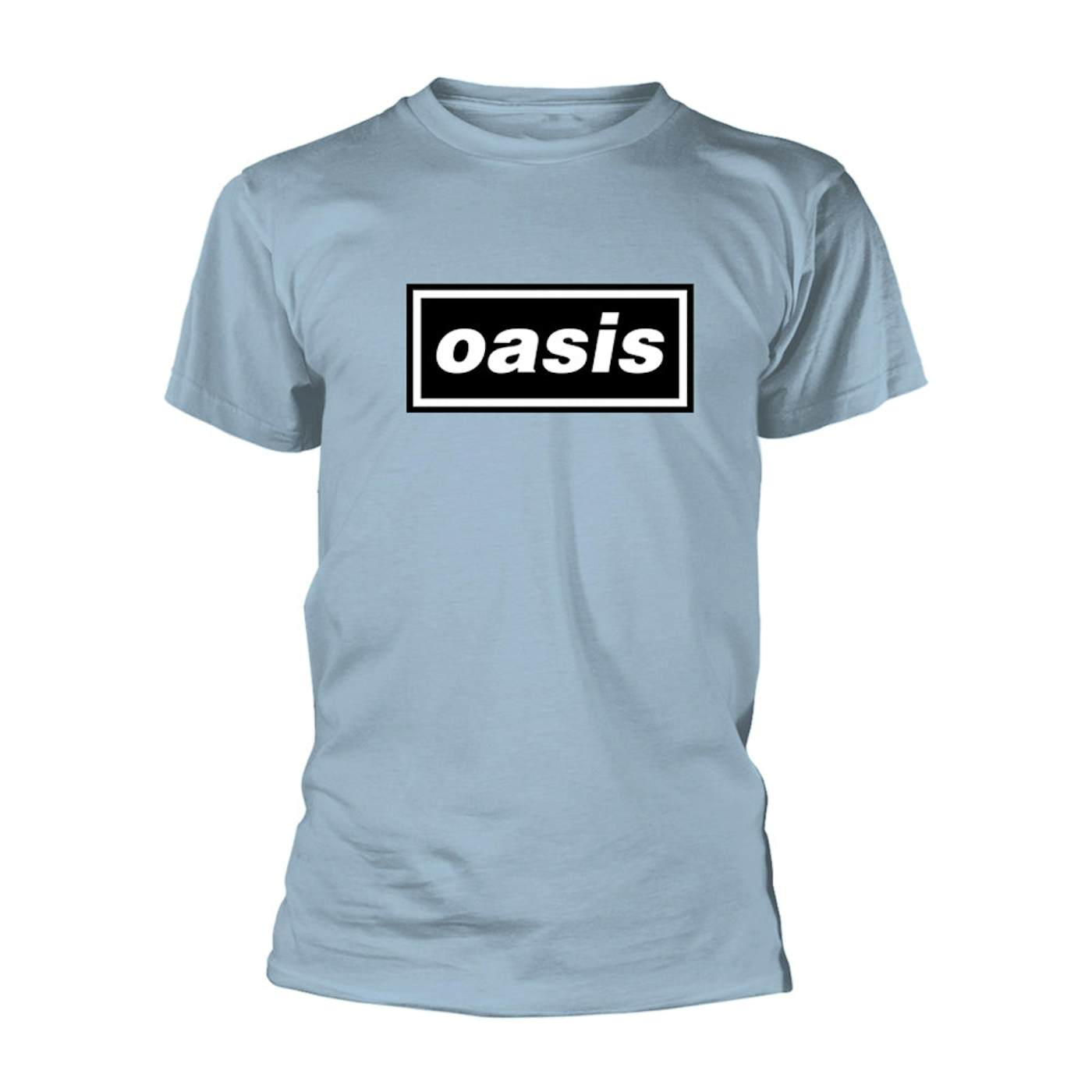 Oasis T Shirt - Decca Logo (Light Blue)