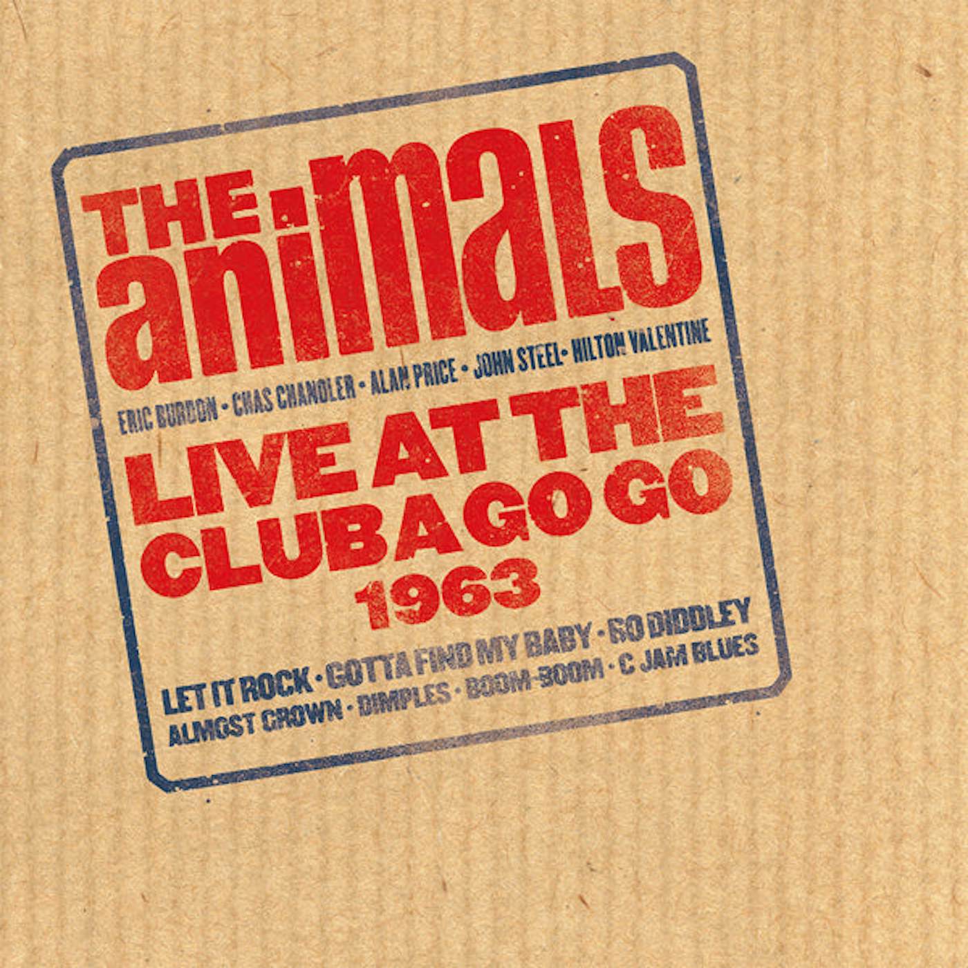 The Animals LP - Live At The Club A Go Go (Vinyl)
