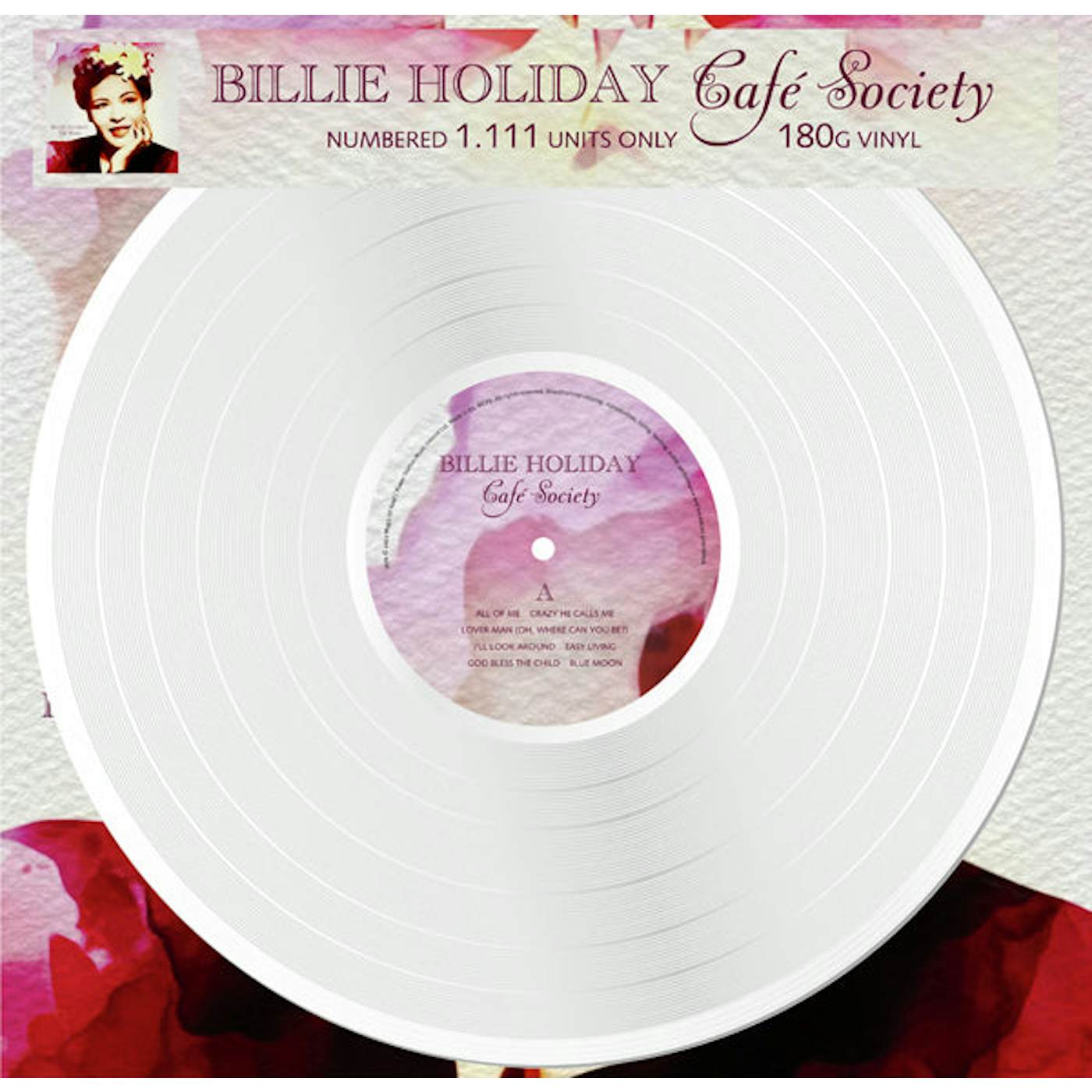 Billie Holiday LP - Cafe Society (White Vinyl)
