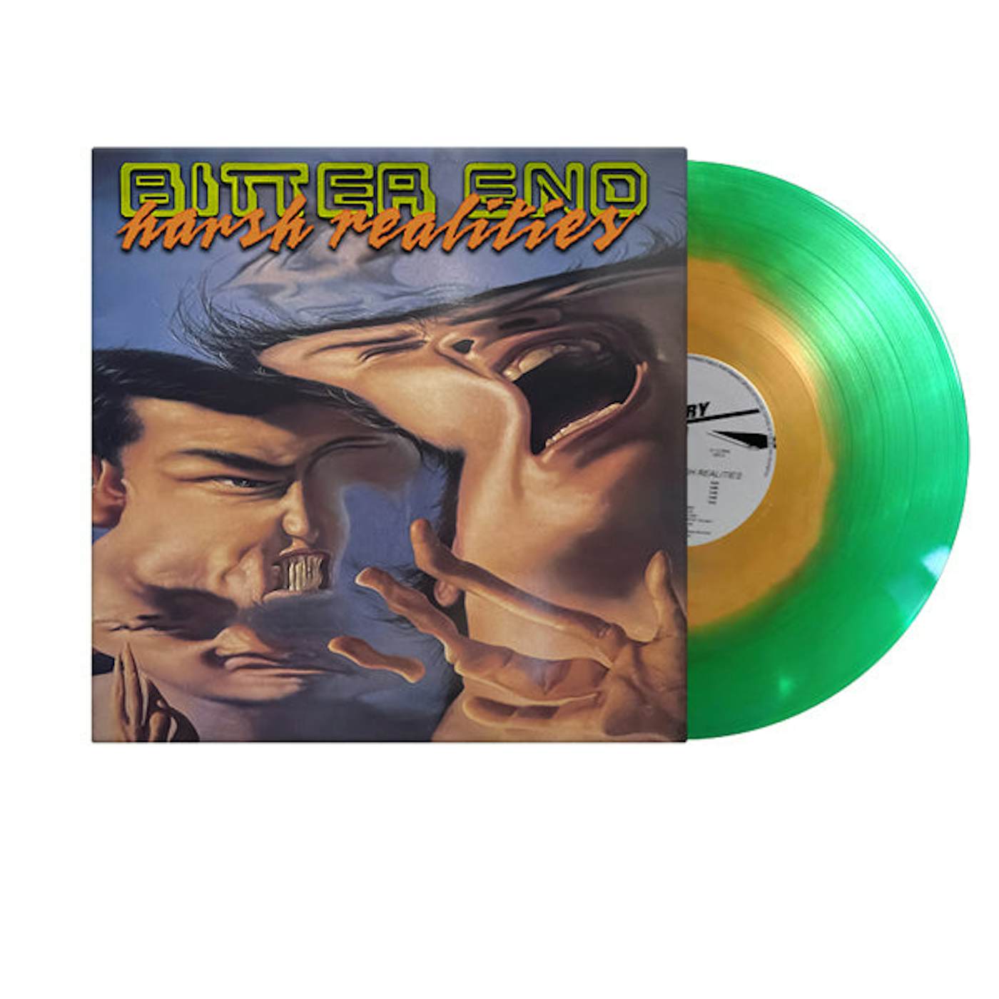 Bitter End LP - Harsh Realities (Green/Orange Haze Vinyl)