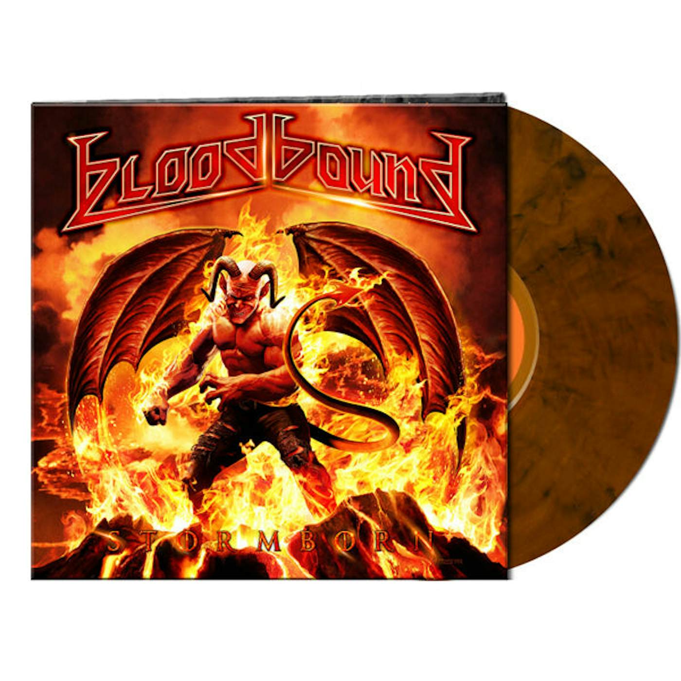 Bloodbound LP - Stormborn (Clear Orange/ Black Marble) (Vinyl)