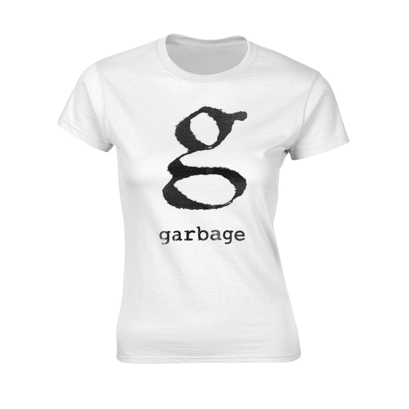 Garbage Women's T Shirt - Logo (White)