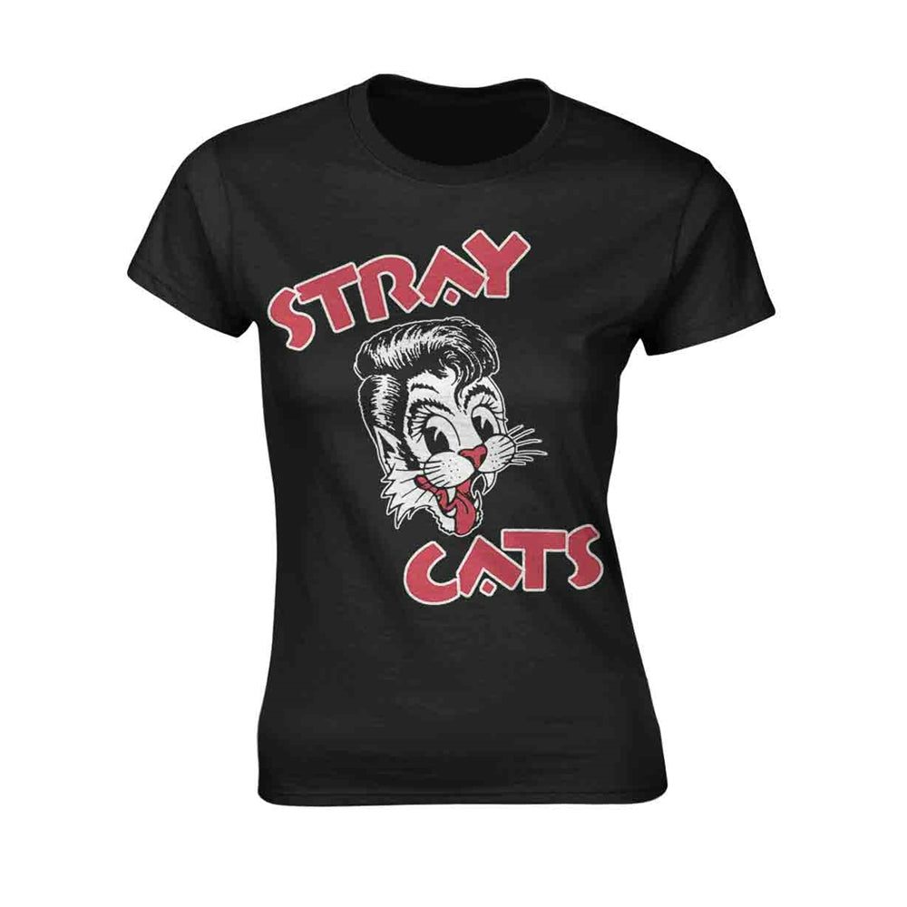 Stray Cats Women s T Shirt Cat Logo