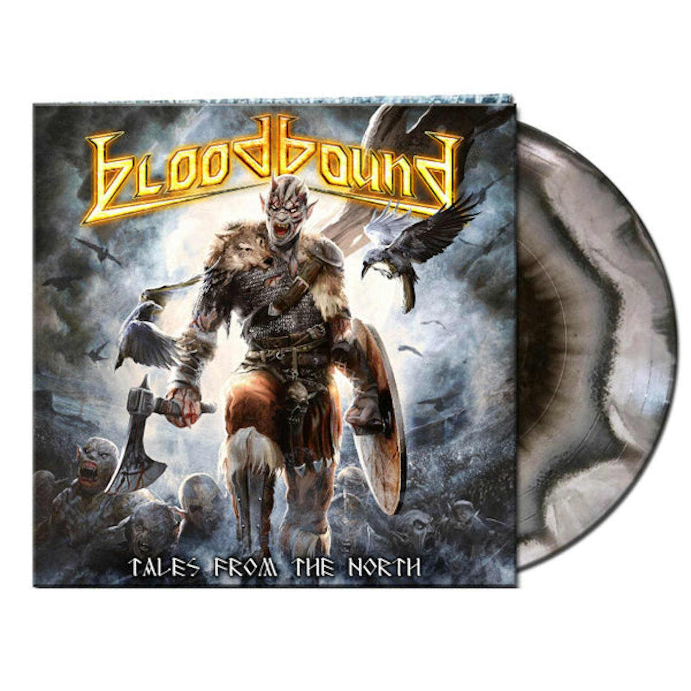 Bloodbound LP - Tales From The North (Black & White Marble Vinyl)