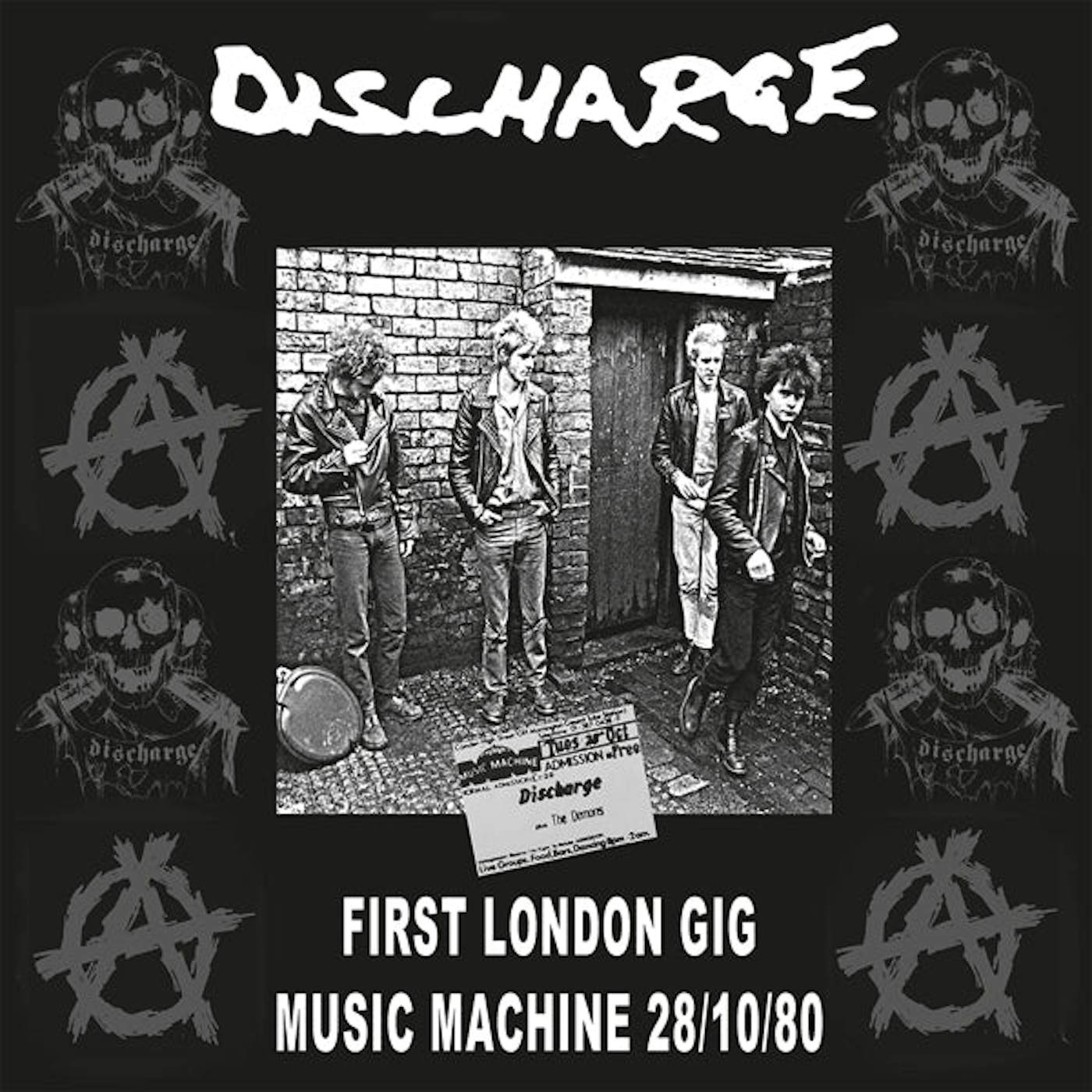 Discharge LP - Live At The Music Machine 1980 (Clear Vinyl)