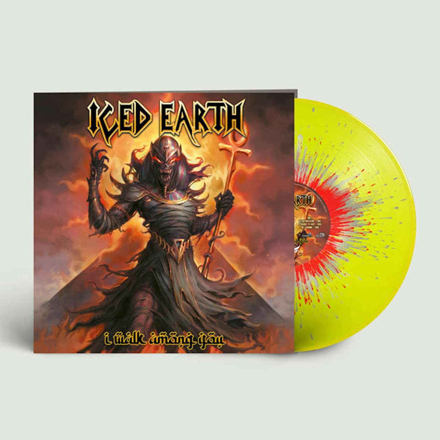 Iced Earth LP - I Walk Among You (Yellow/Red/Silver Vinyl)