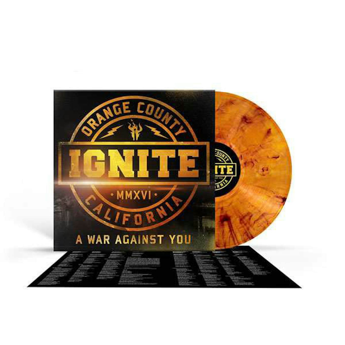 Ignite LP - A War Against You (Gold Marbled Vinyl)